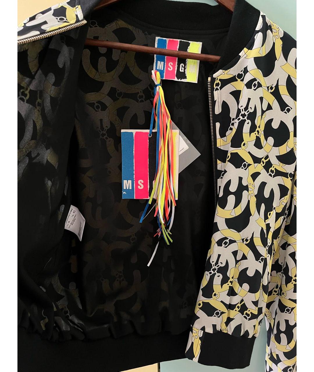 MSGM Мульти шелковая куртка, фото 8