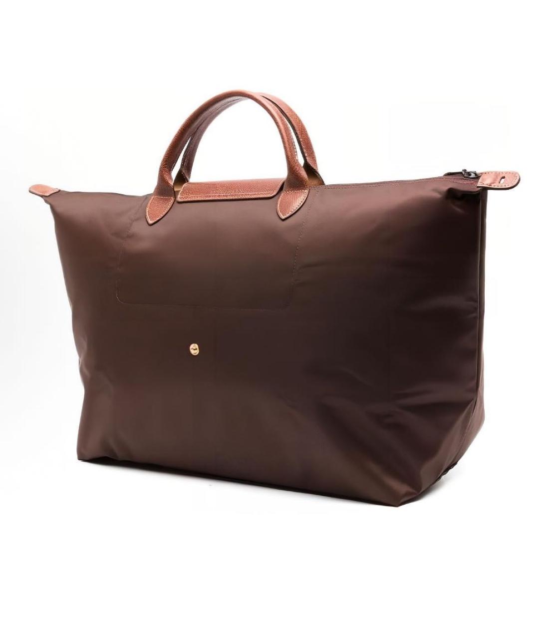 LONGCHAMP Коричневая дорожная/спортивная сумка, фото 4