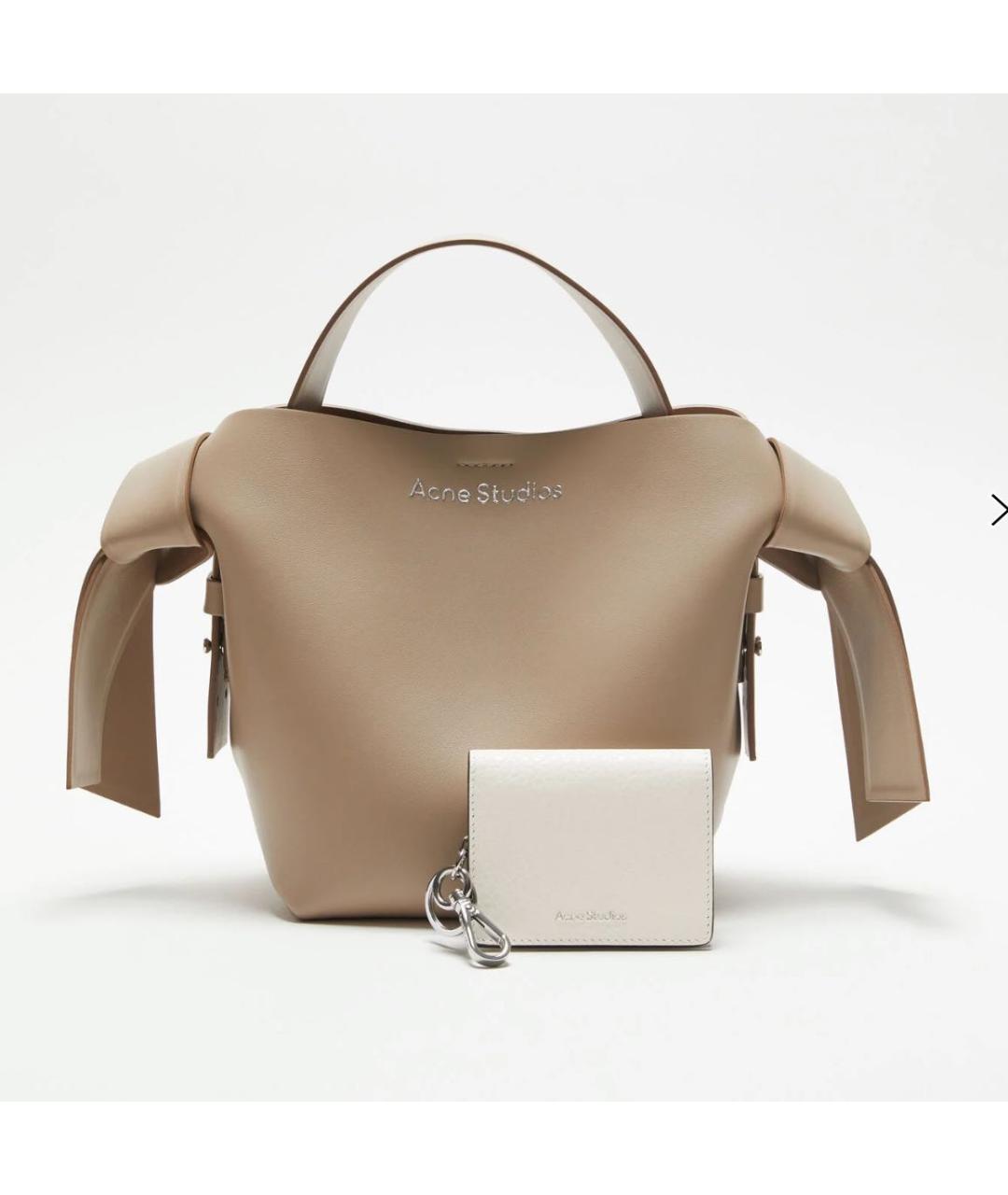 ACNE STUDIOS Белый кожаный кардхолдер, фото 4