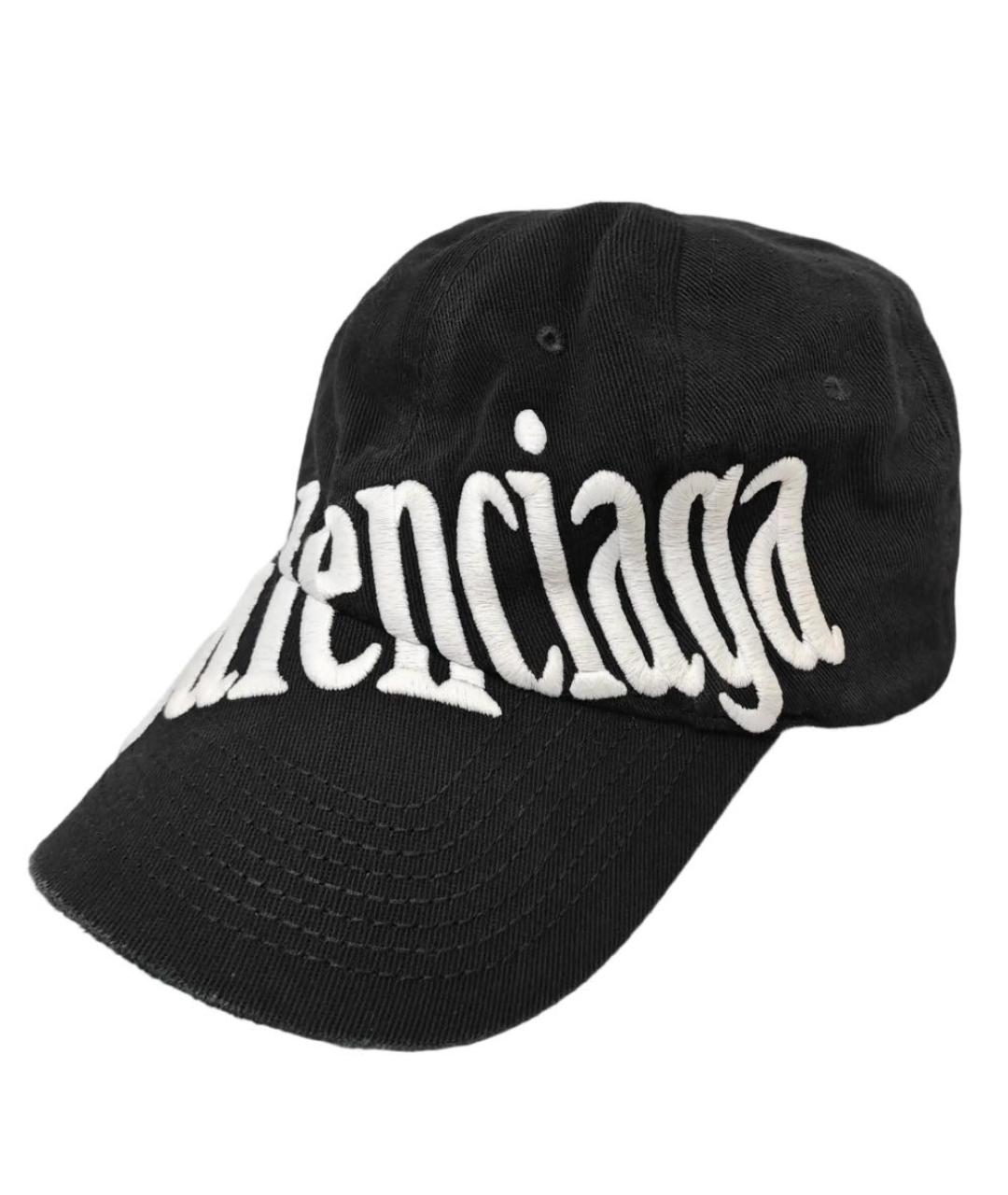 BALENCIAGA Черная кепка, фото 1