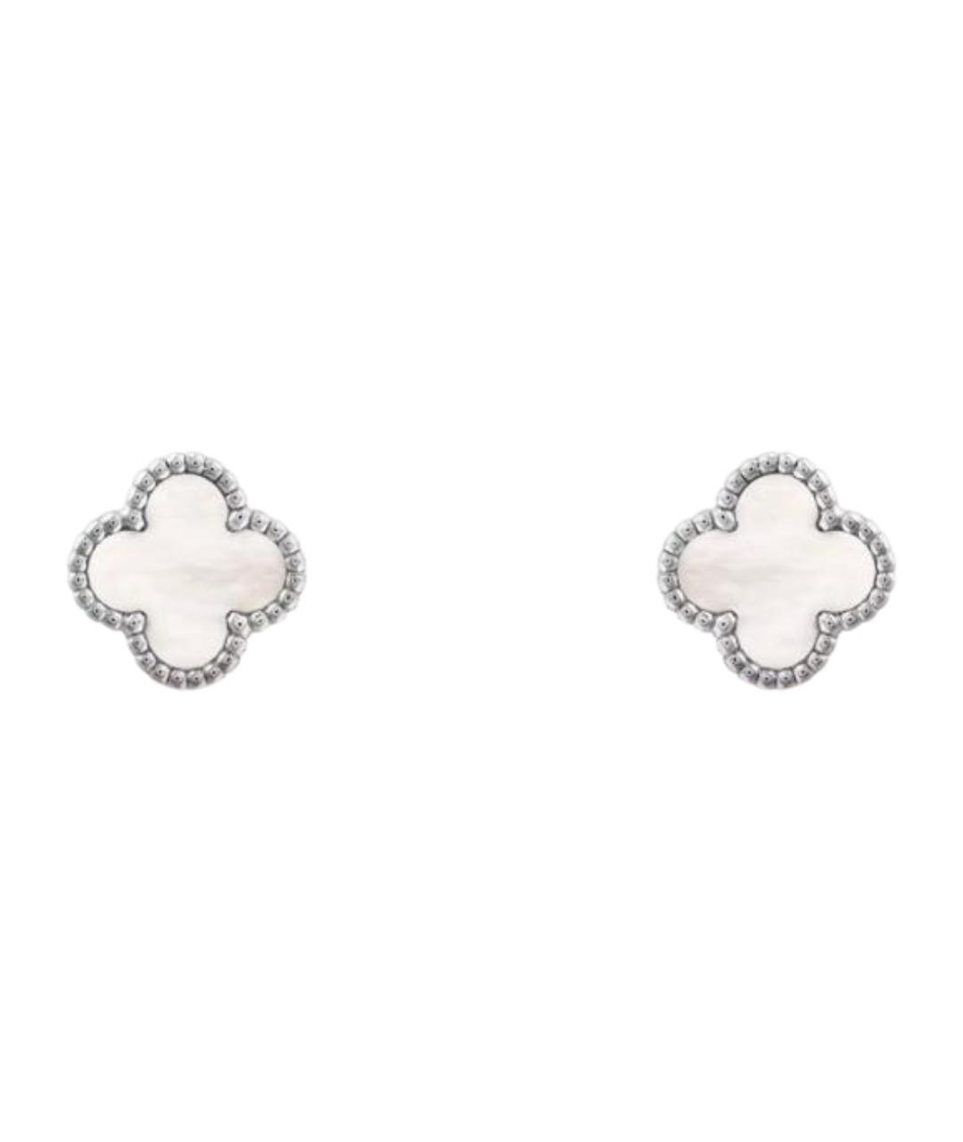 VAN CLEEF & ARPELS Белые серьги из белого золота, фото 1