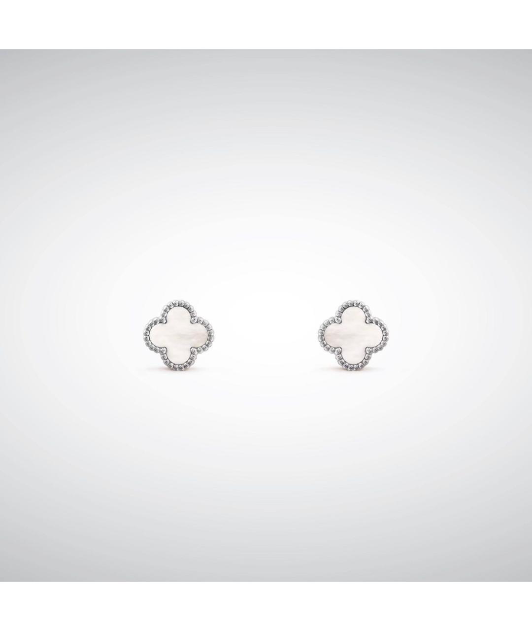 VAN CLEEF & ARPELS Белые серьги из белого золота, фото 4