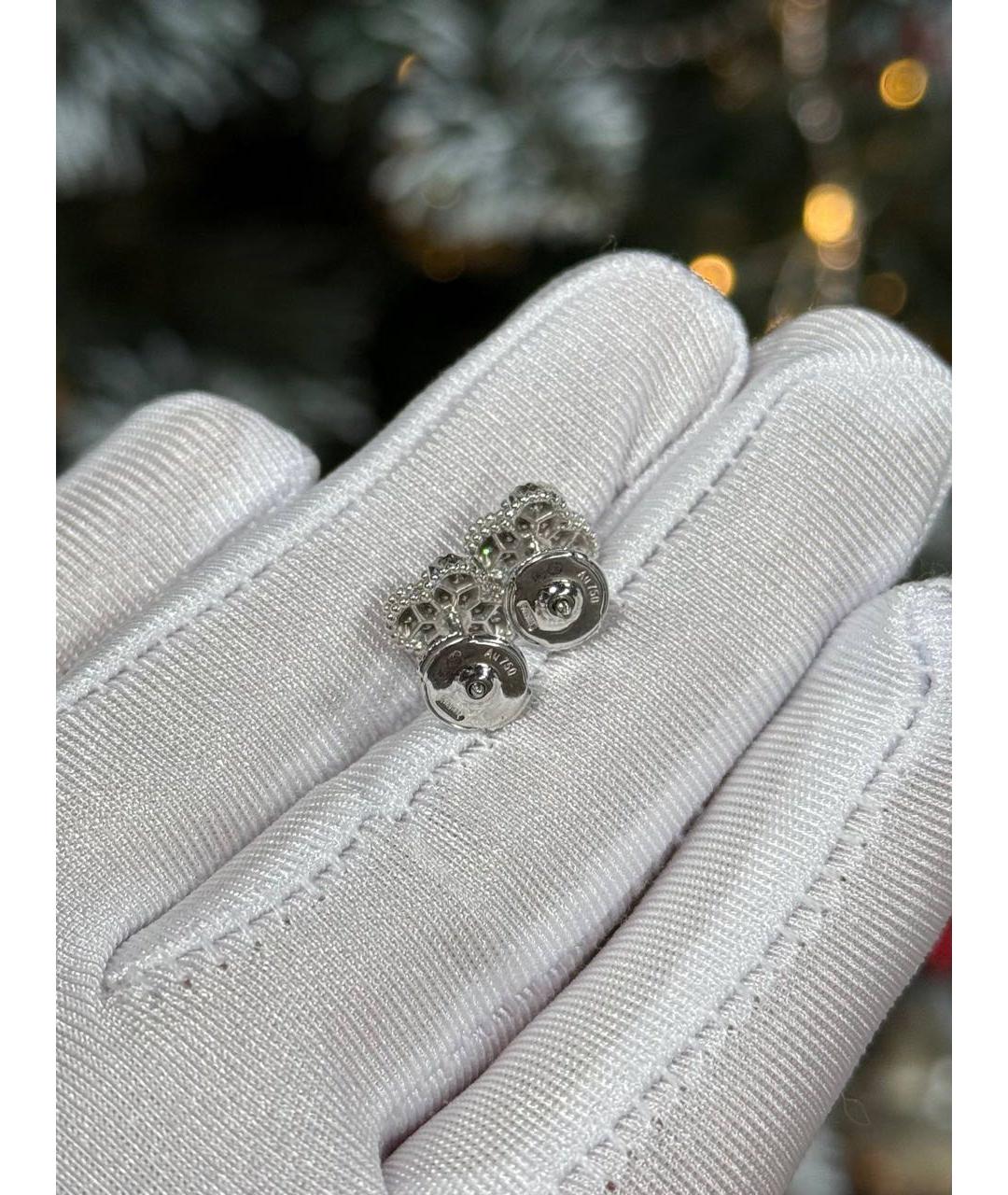 VAN CLEEF & ARPELS Серебряные серьги из белого золота, фото 6