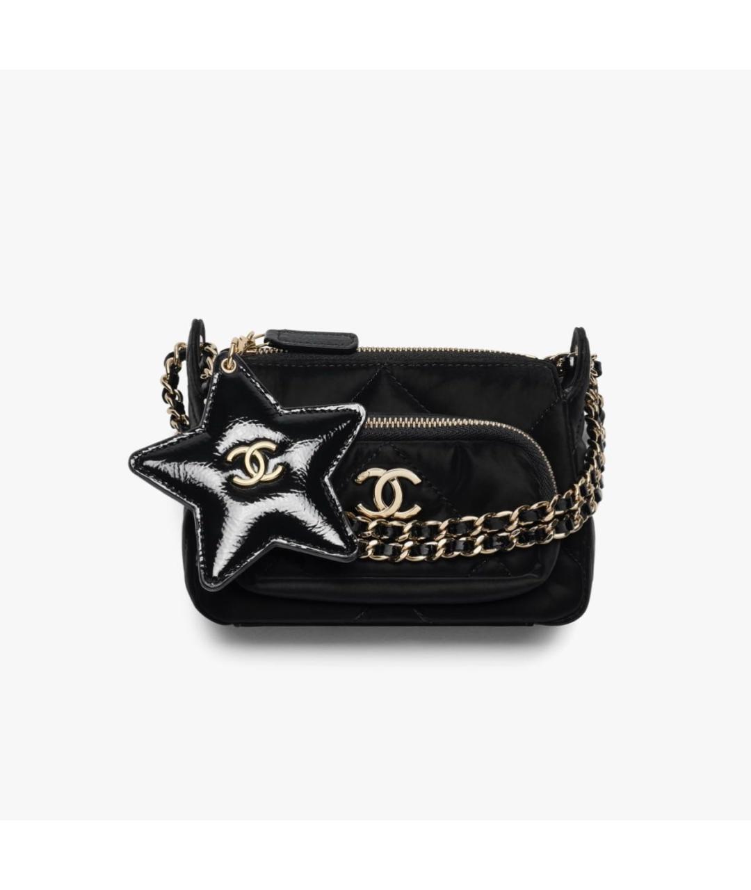CHANEL Черная сумка через плечо, фото 2
