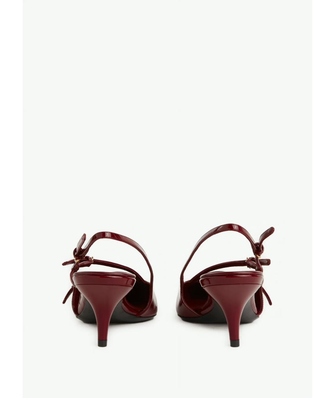 MIU MIU Красные туфли из лакированной кожи, фото 3