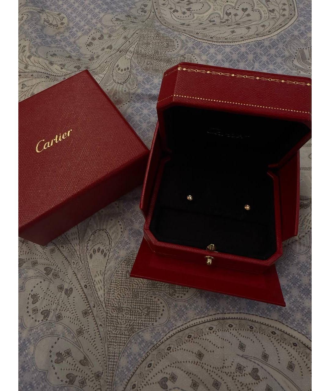 CARTIER Золотые серьги из розового золота, фото 3