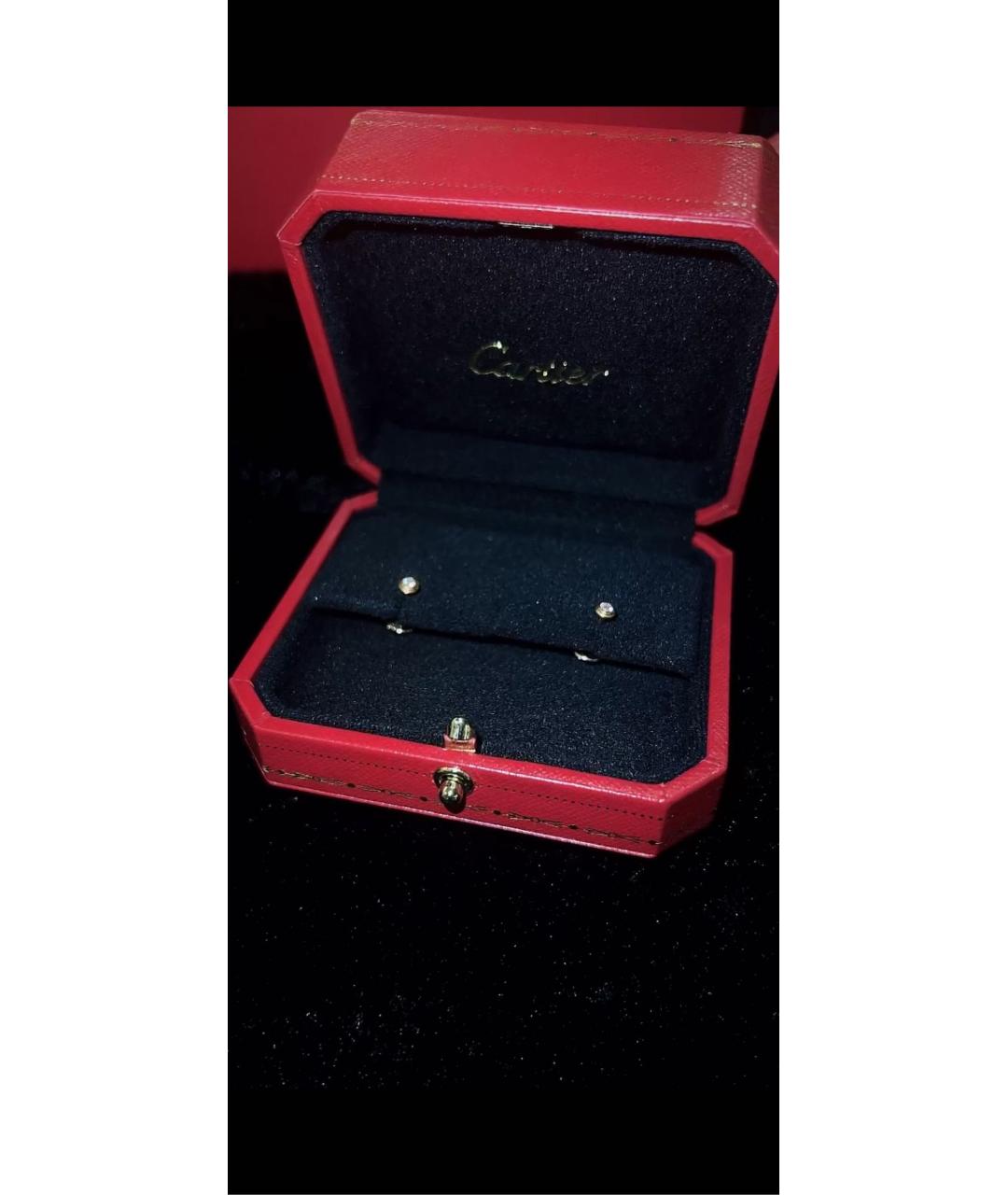 CARTIER Золотые серьги из розового золота, фото 4