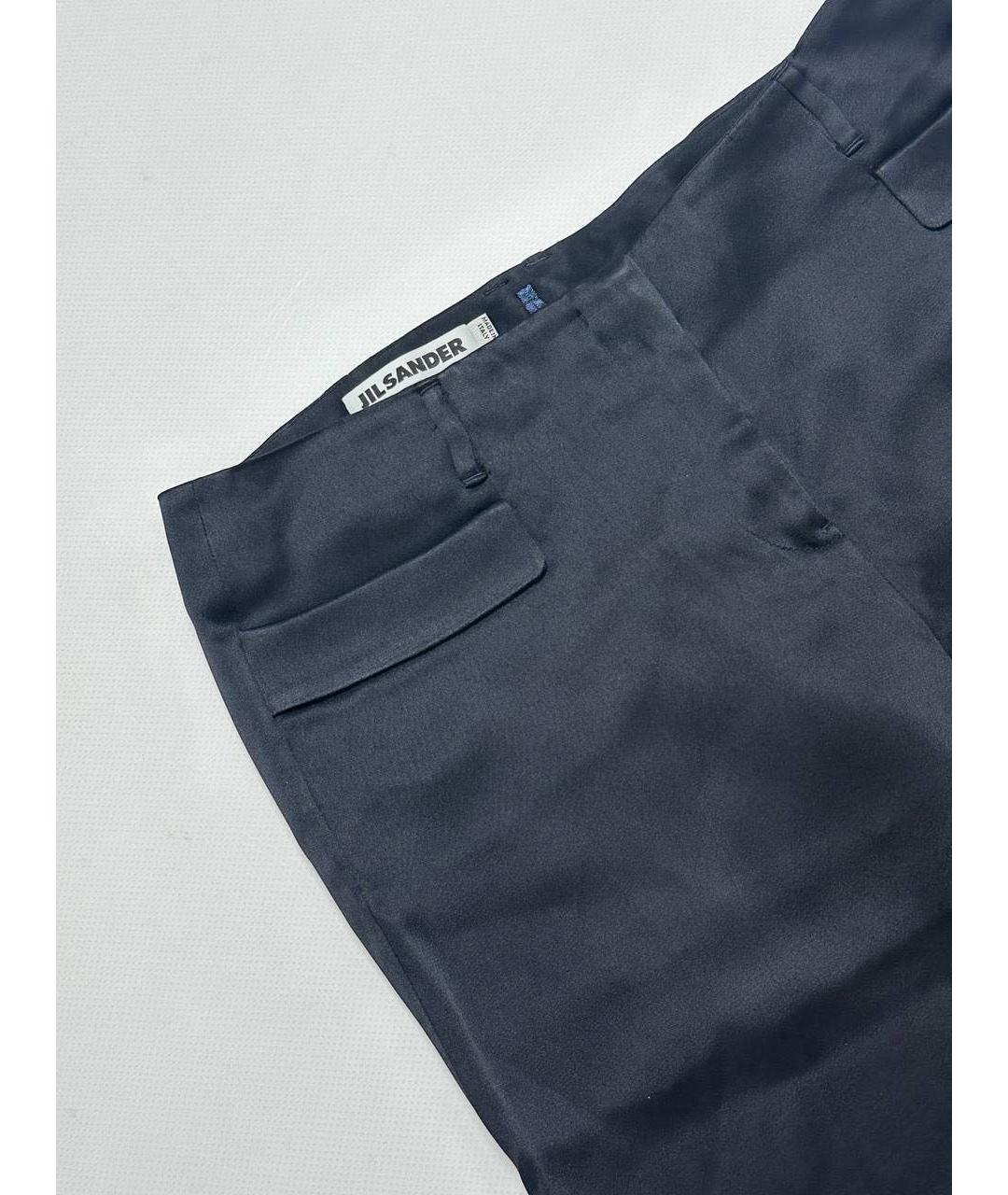JIL SANDER Черные ацетатные кюлоты, фото 3