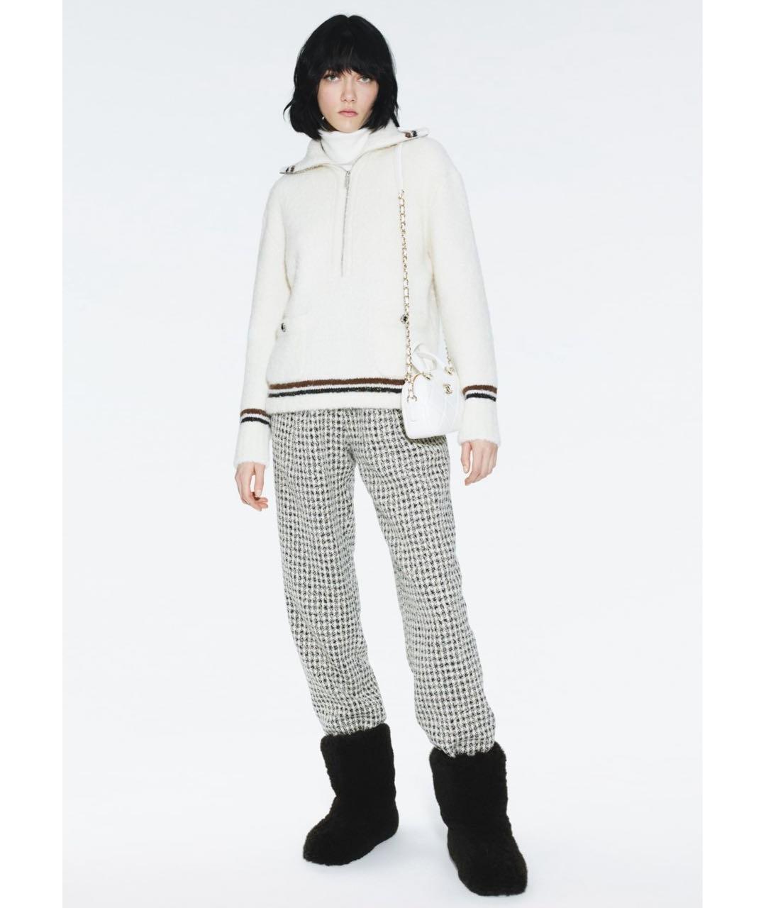 CHANEL Твидовые прямые брюки, фото 4