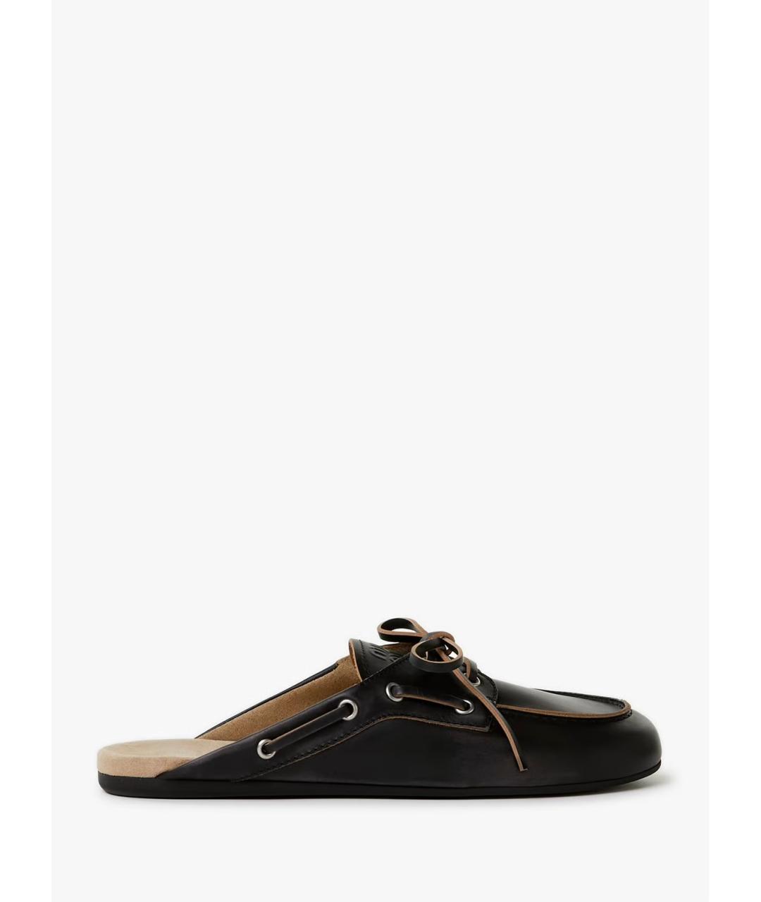 MIU MIU Черные кожаные мюли, фото 5