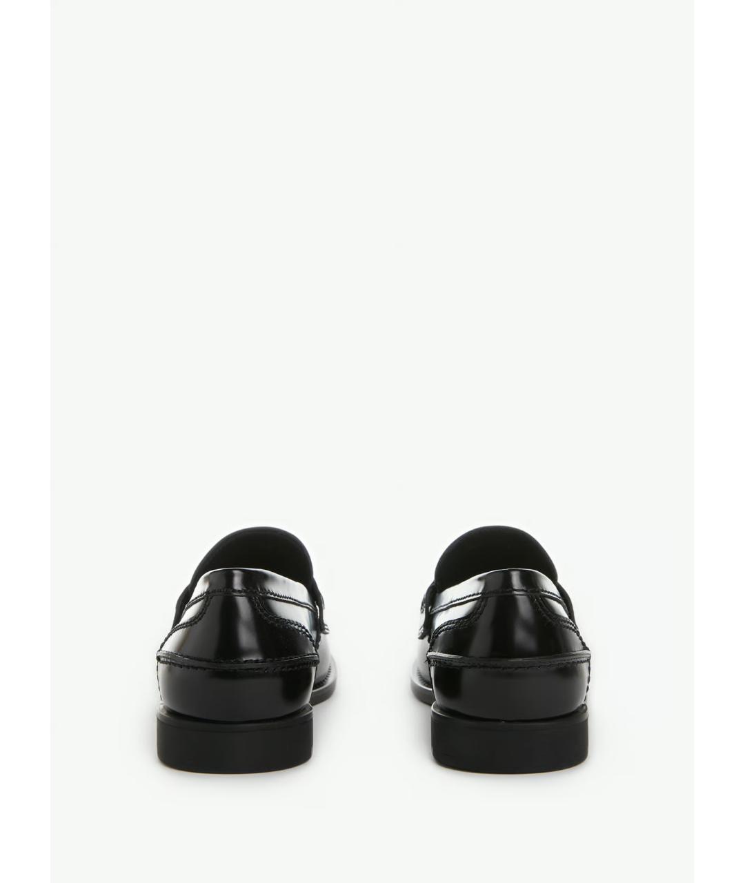 MIU MIU Черные кожаные лоферы, фото 3
