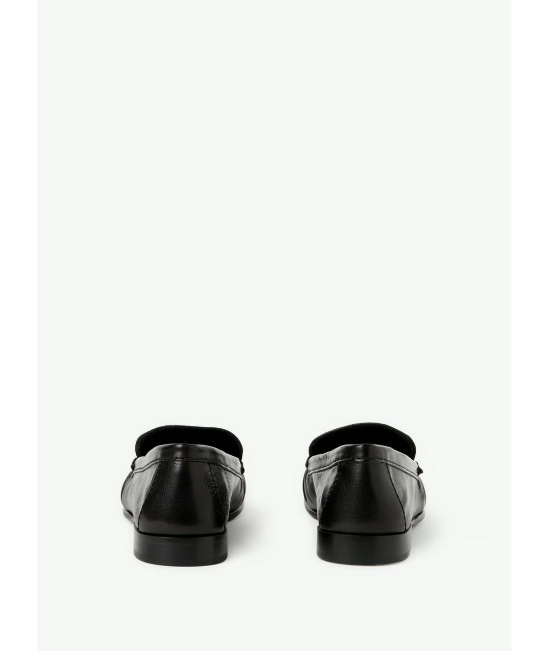 MIU MIU Черные кожаные лоферы, фото 3