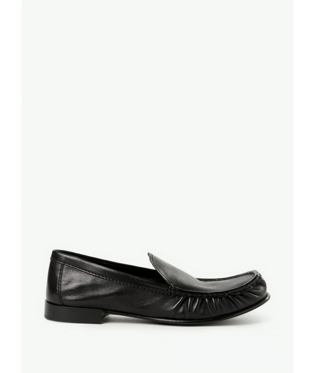MIU MIU Черные кожаные лоферы, фото 4