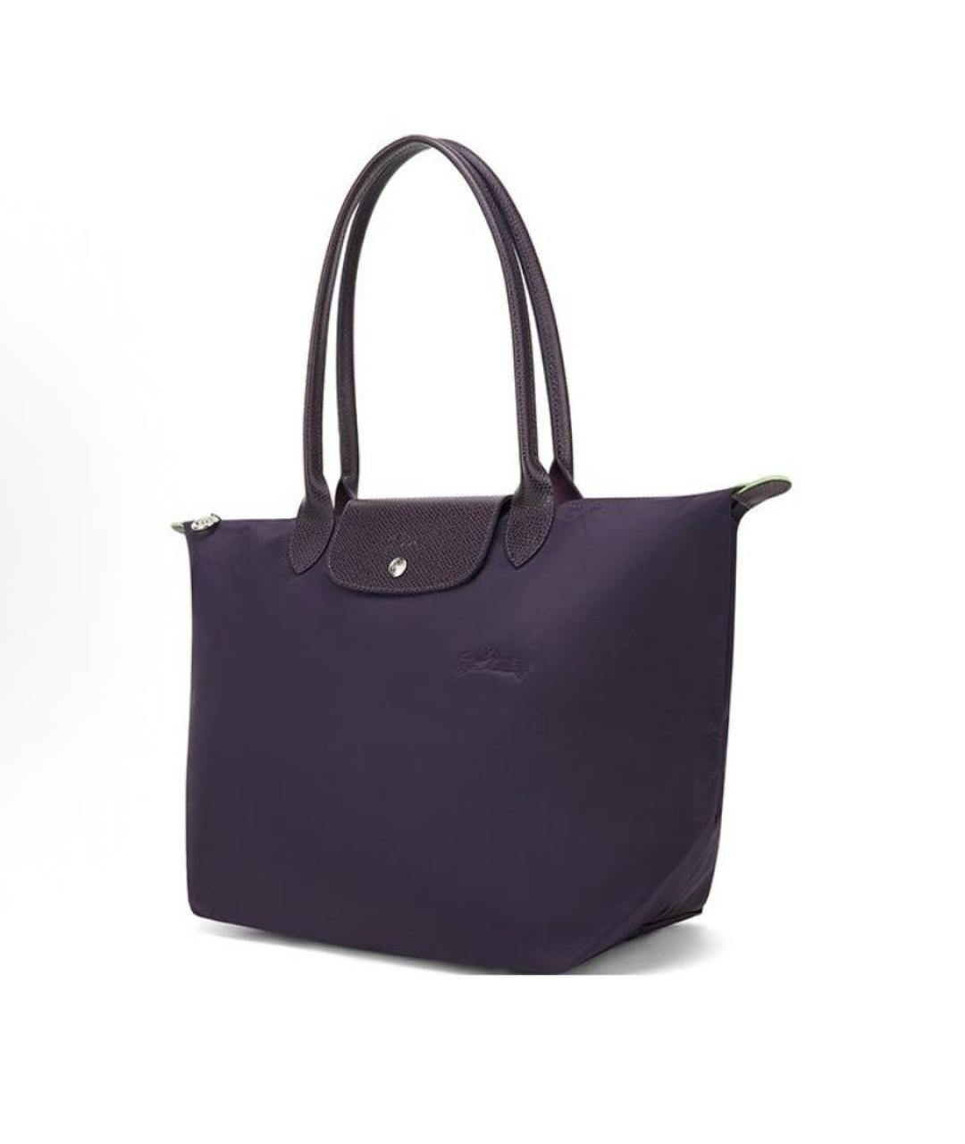 LONGCHAMP Фиолетовая сумка с короткими ручками, фото 3