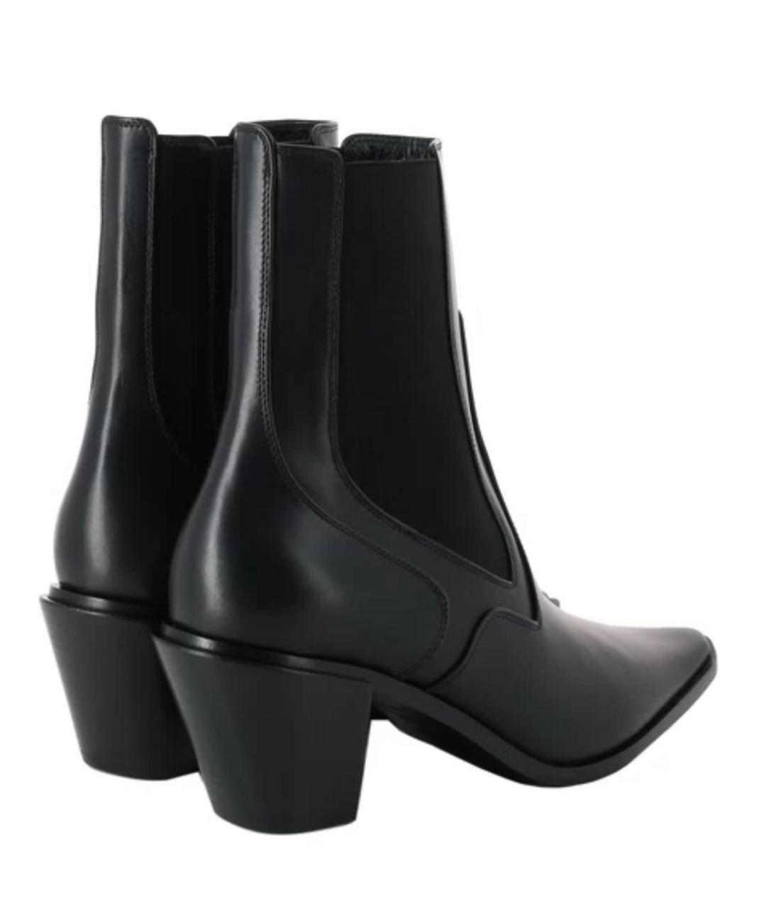 CASADEI Черные кожаные ботильоны, фото 7