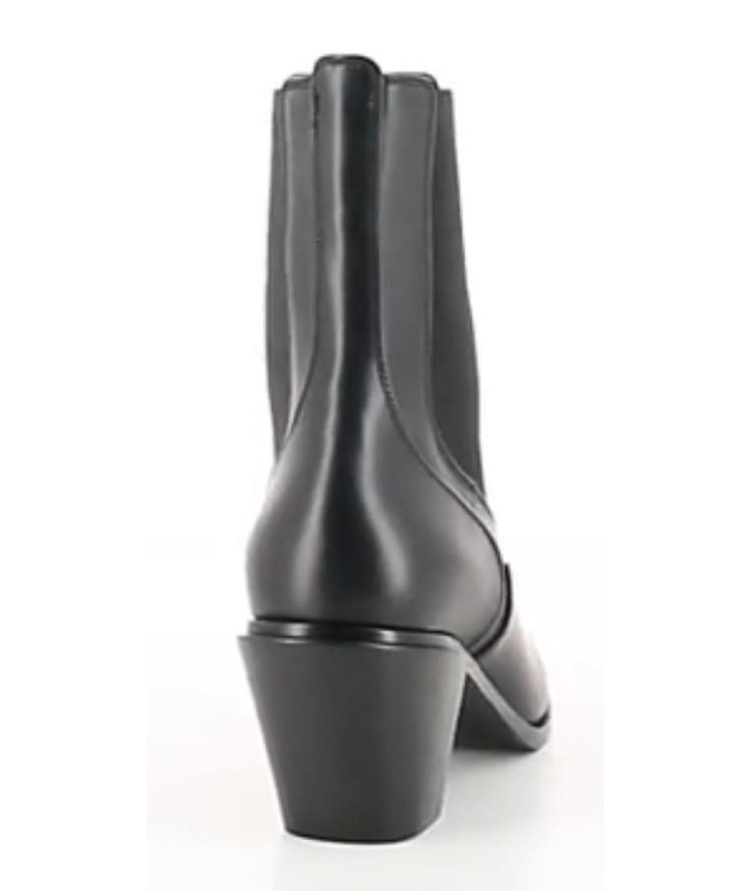 CASADEI Черные кожаные ботильоны, фото 4