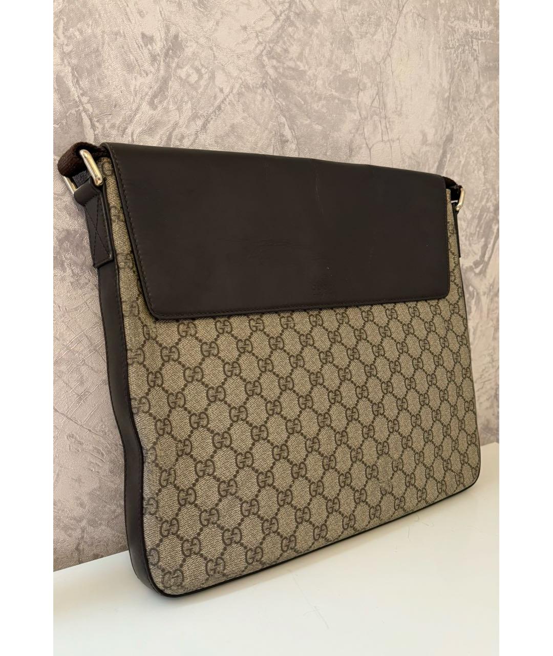 GUCCI Коричневая сумка на плечо, фото 2