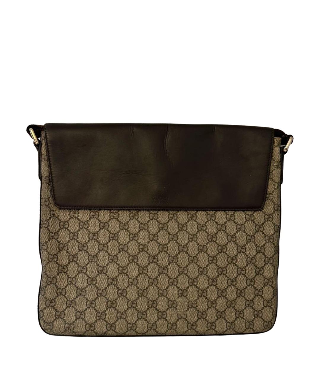 GUCCI Коричневая сумка на плечо, фото 1
