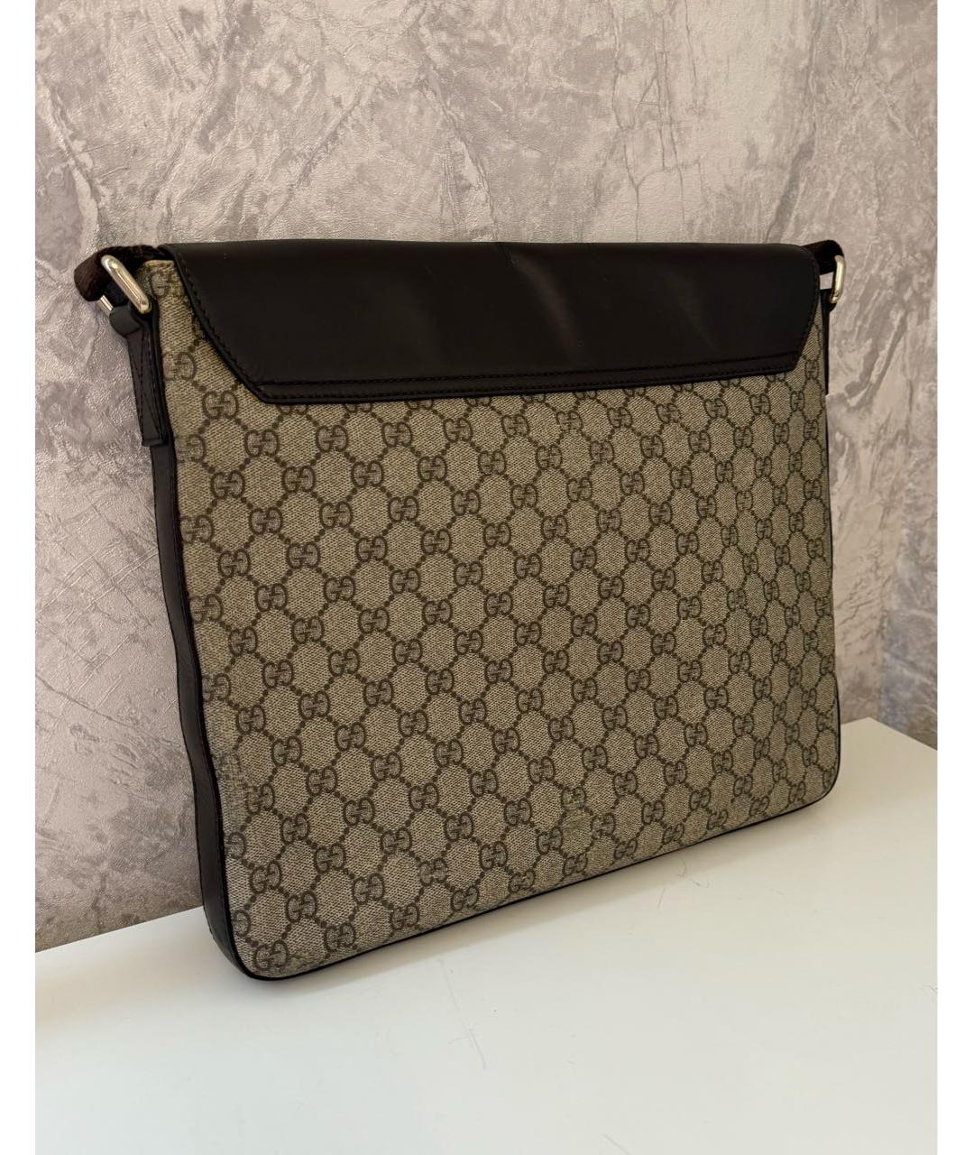 GUCCI Коричневая сумка на плечо, фото 3