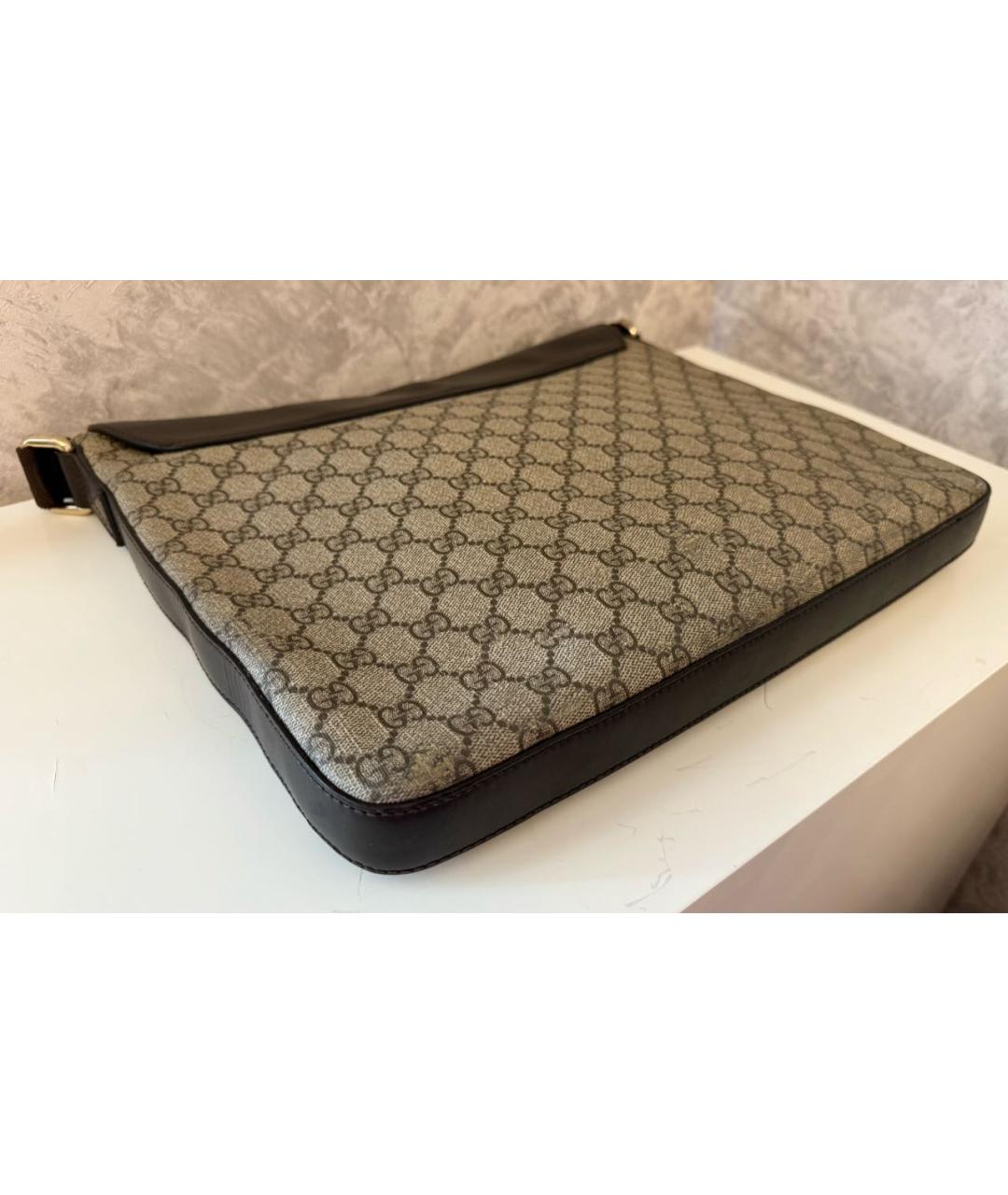 GUCCI Коричневая сумка на плечо, фото 7