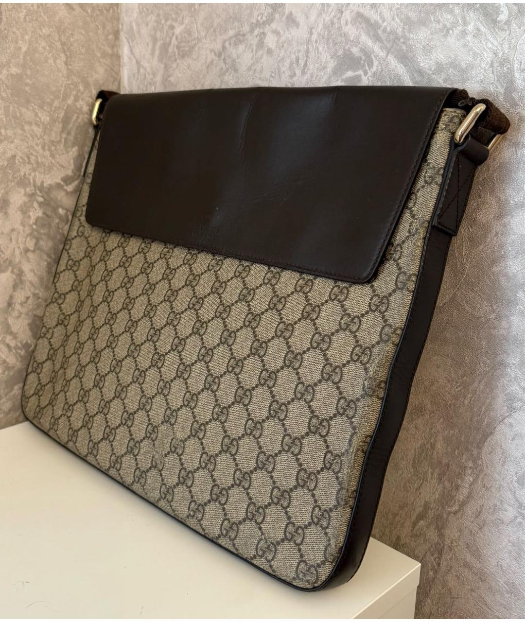 GUCCI Коричневая сумка на плечо, фото 5