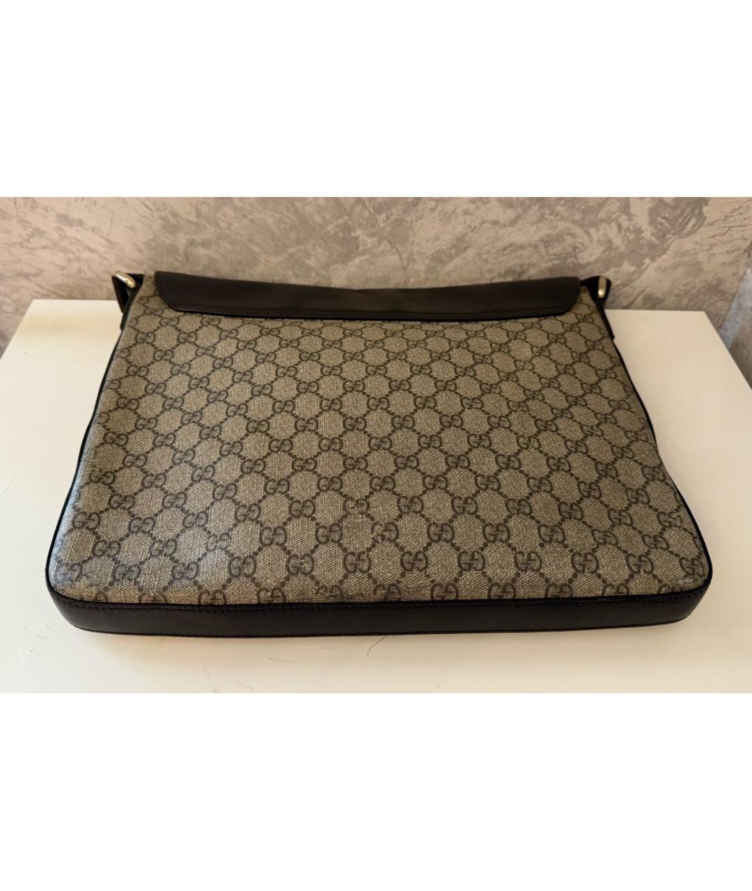 GUCCI Коричневая сумка на плечо, фото 6