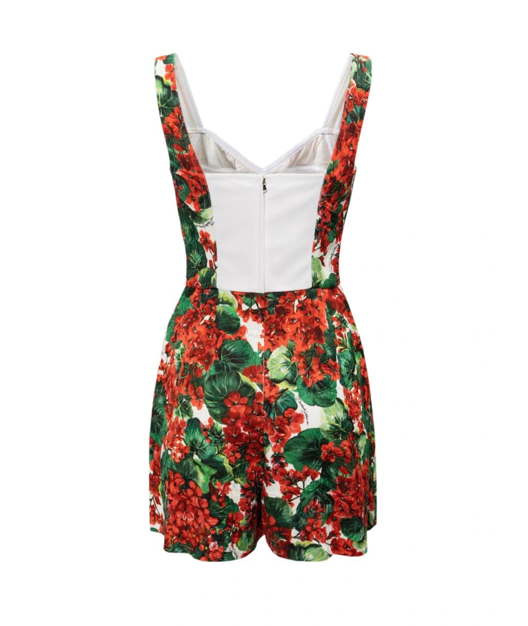 DOLCE&GABBANA Белый хлопковый комбинезон, фото 2