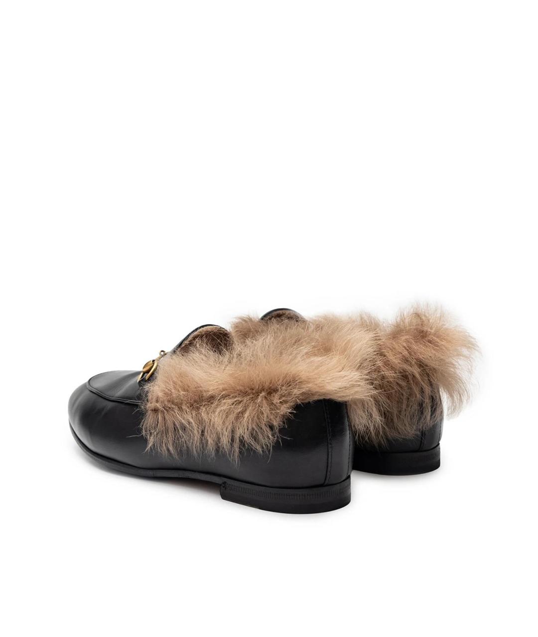 GUCCI Черные кожаные лоферы, фото 3