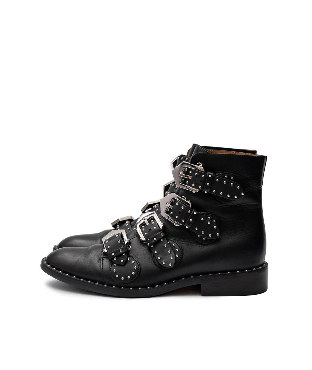 GIVENCHY Черные кожаные ботинки, фото 5