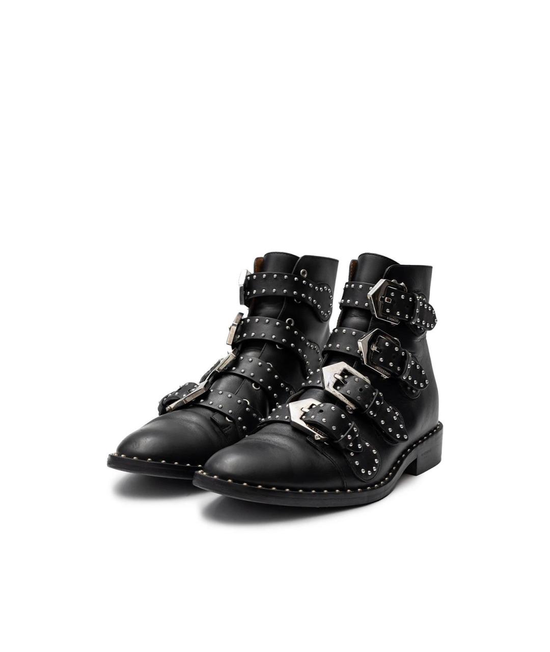 GIVENCHY Черные кожаные ботинки, фото 2