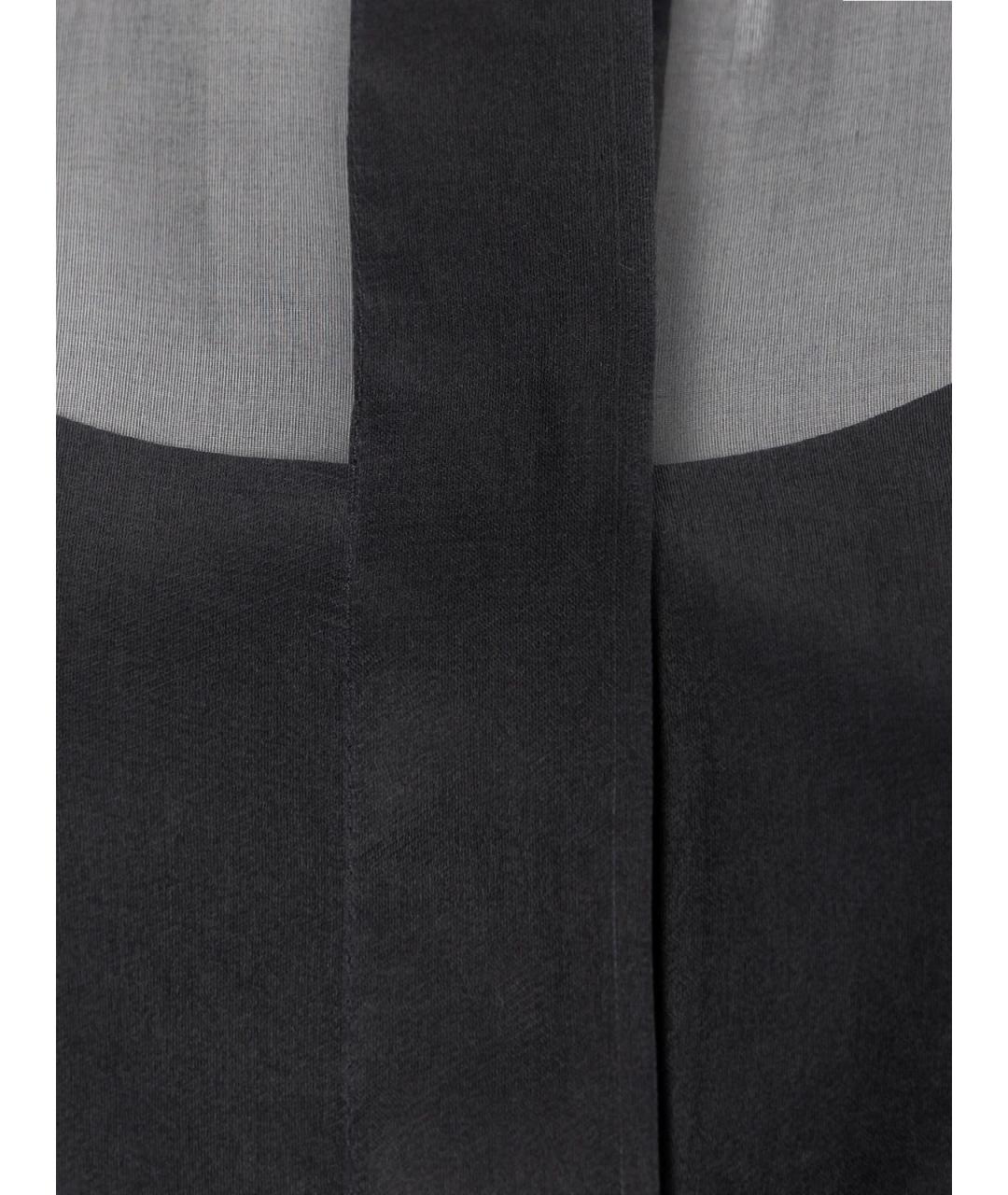 MAX MARA Синяя шелковая блузы, фото 3
