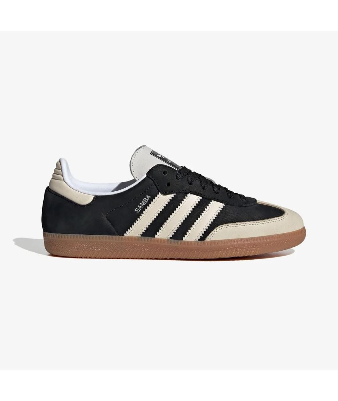 ADIDAS Черные кожаные кеды, фото 9