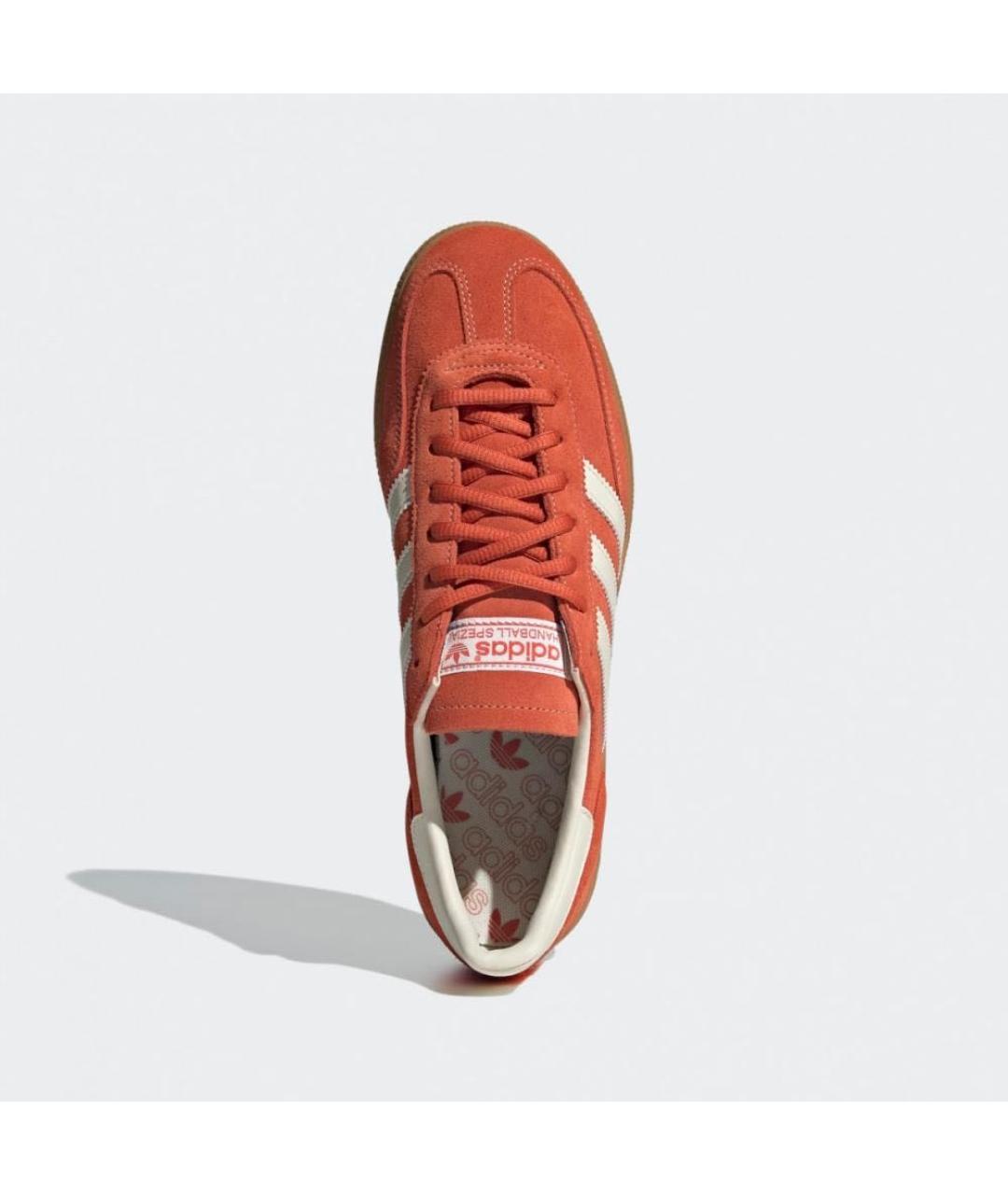 ADIDAS Оранжевое замшевые кеды, фото 3