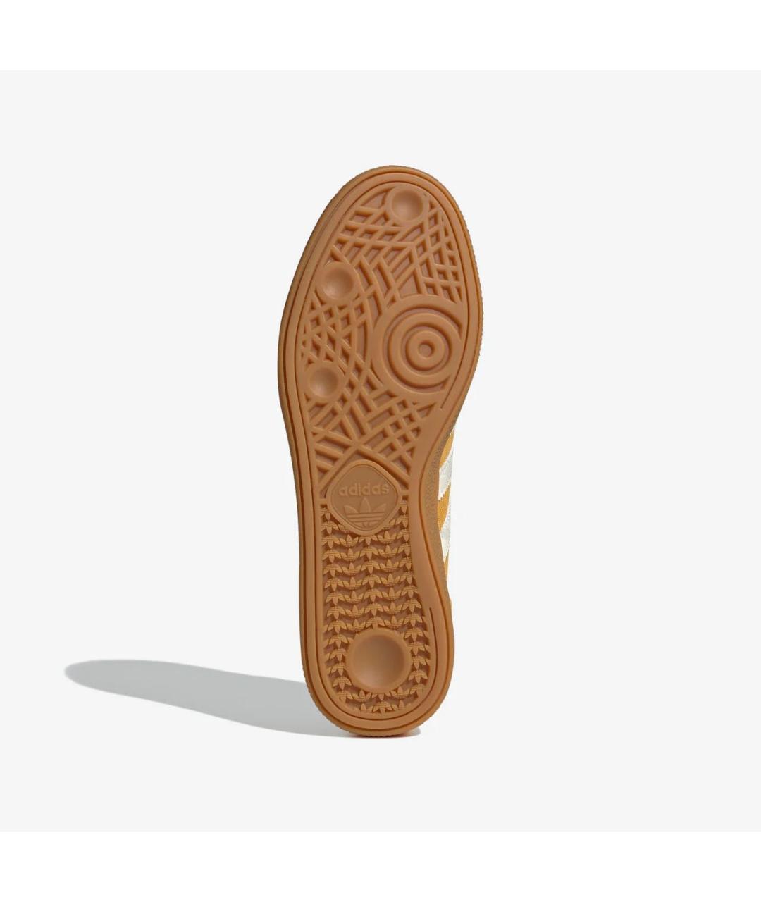 ADIDAS Желтые замшевые кеды, фото 7