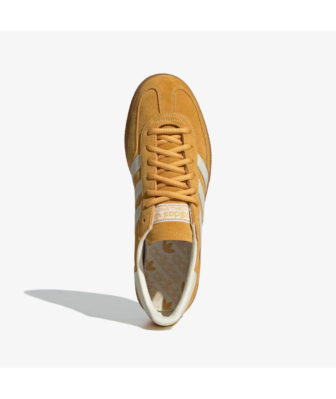 ADIDAS Желтые замшевые кеды, фото 4