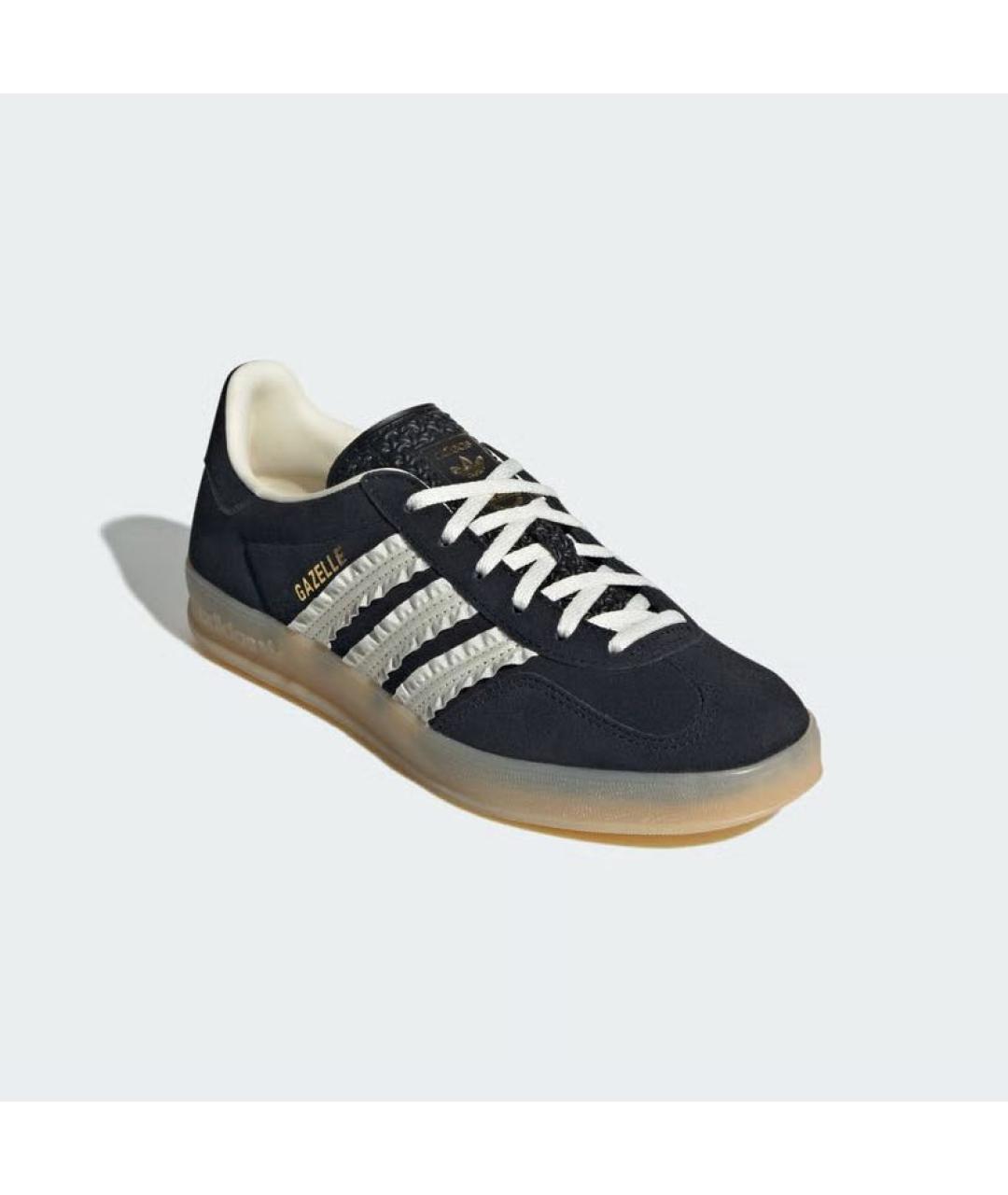 ADIDAS Черные замшевые кеды, фото 2