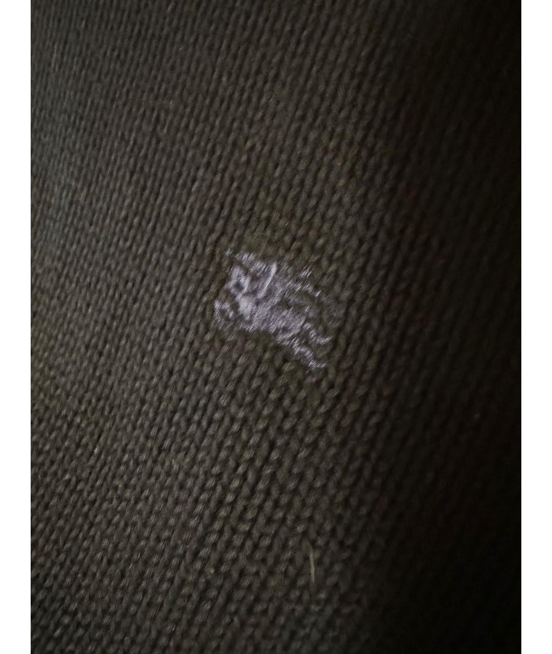 BURBERRY Темно-синий хлопковый джемпер / свитер, фото 4