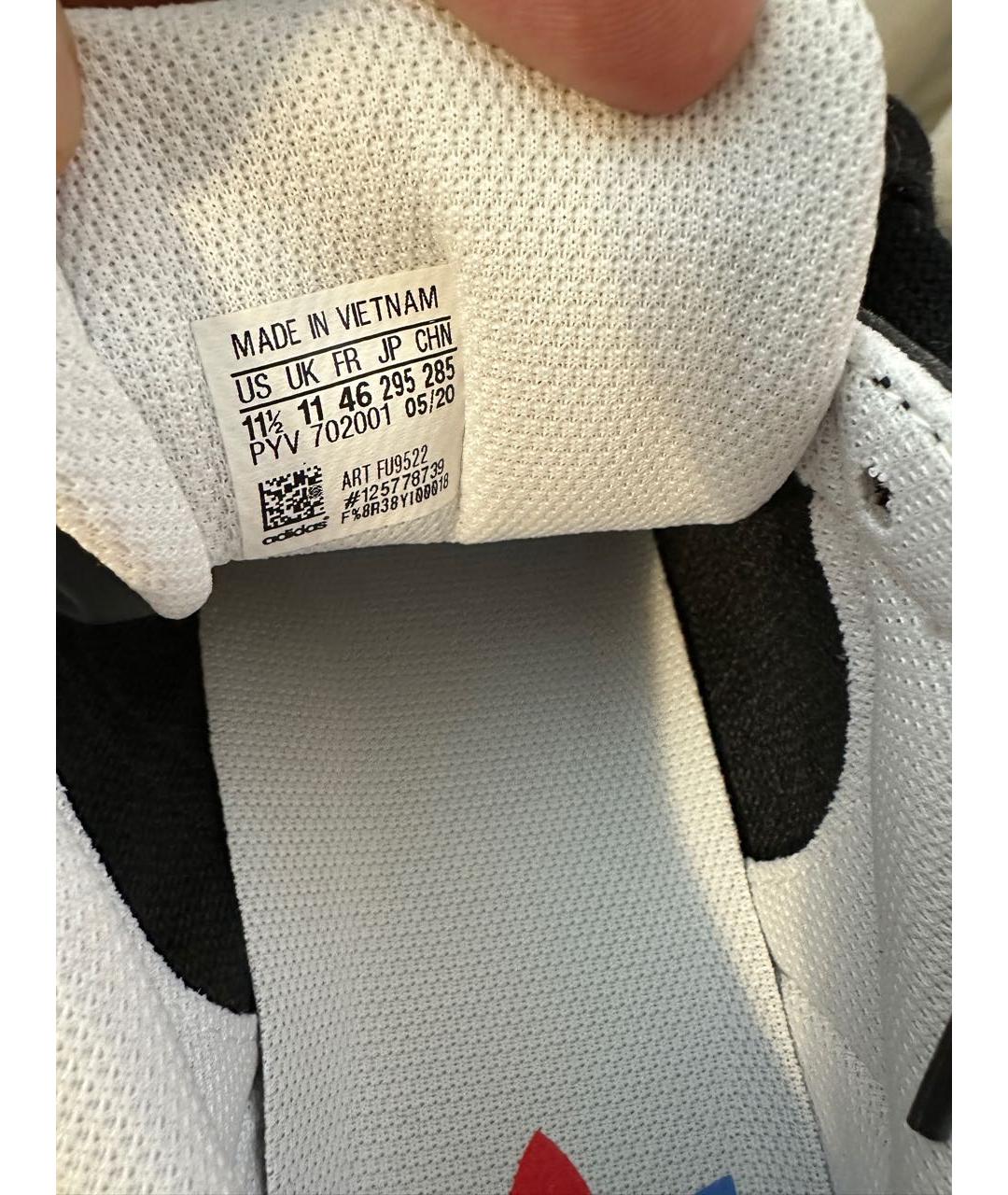 ADIDAS Красные замшевые низкие кроссовки / кеды, фото 8