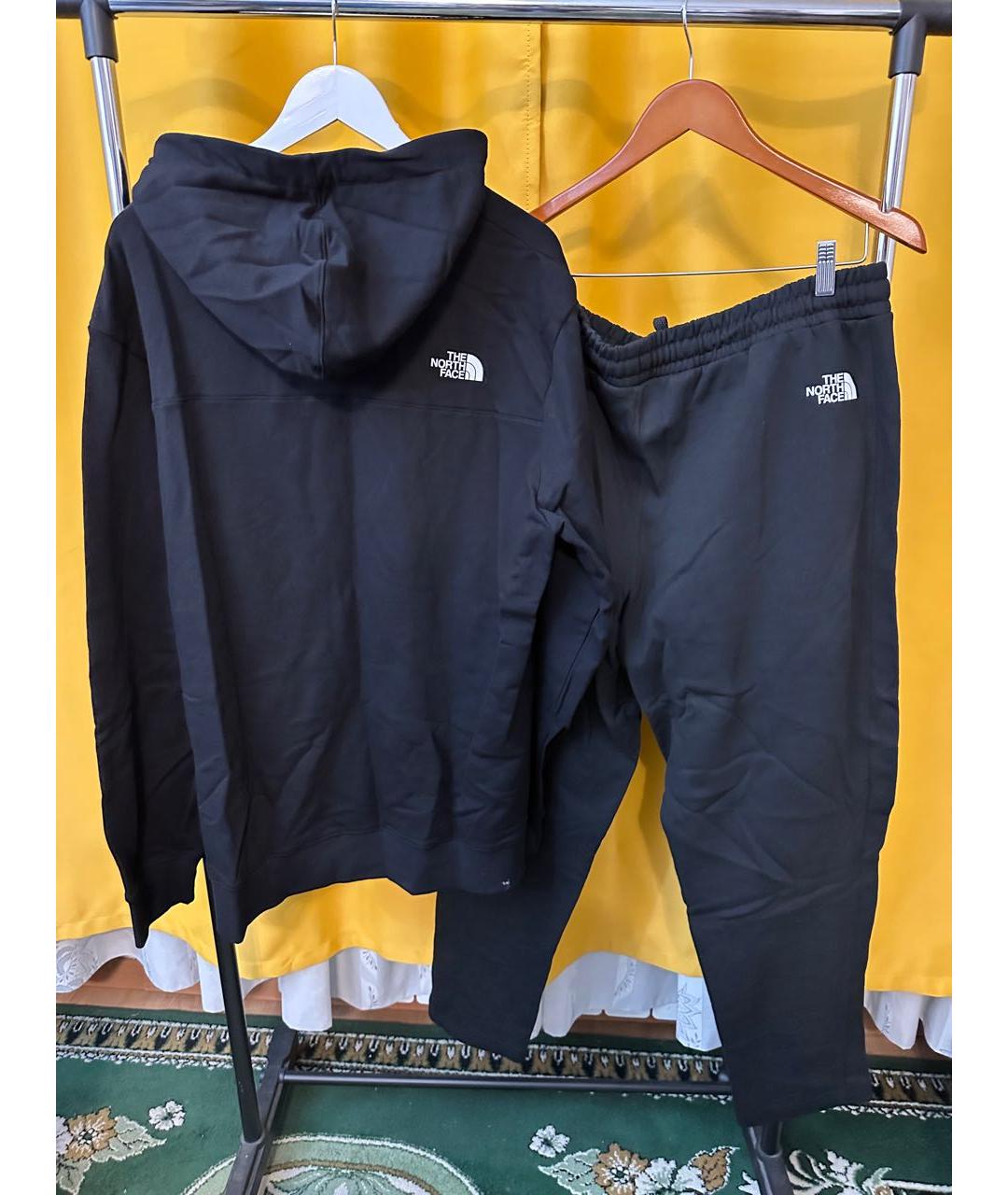 THE NORTH FACE Черный хлопковый спортивный костюм, фото 7