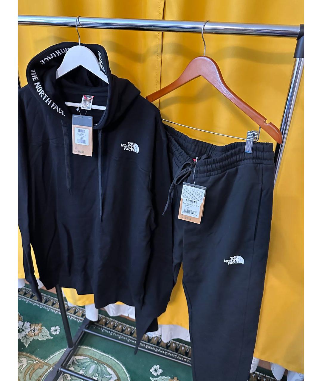 THE NORTH FACE Черный хлопковый спортивный костюм, фото 3