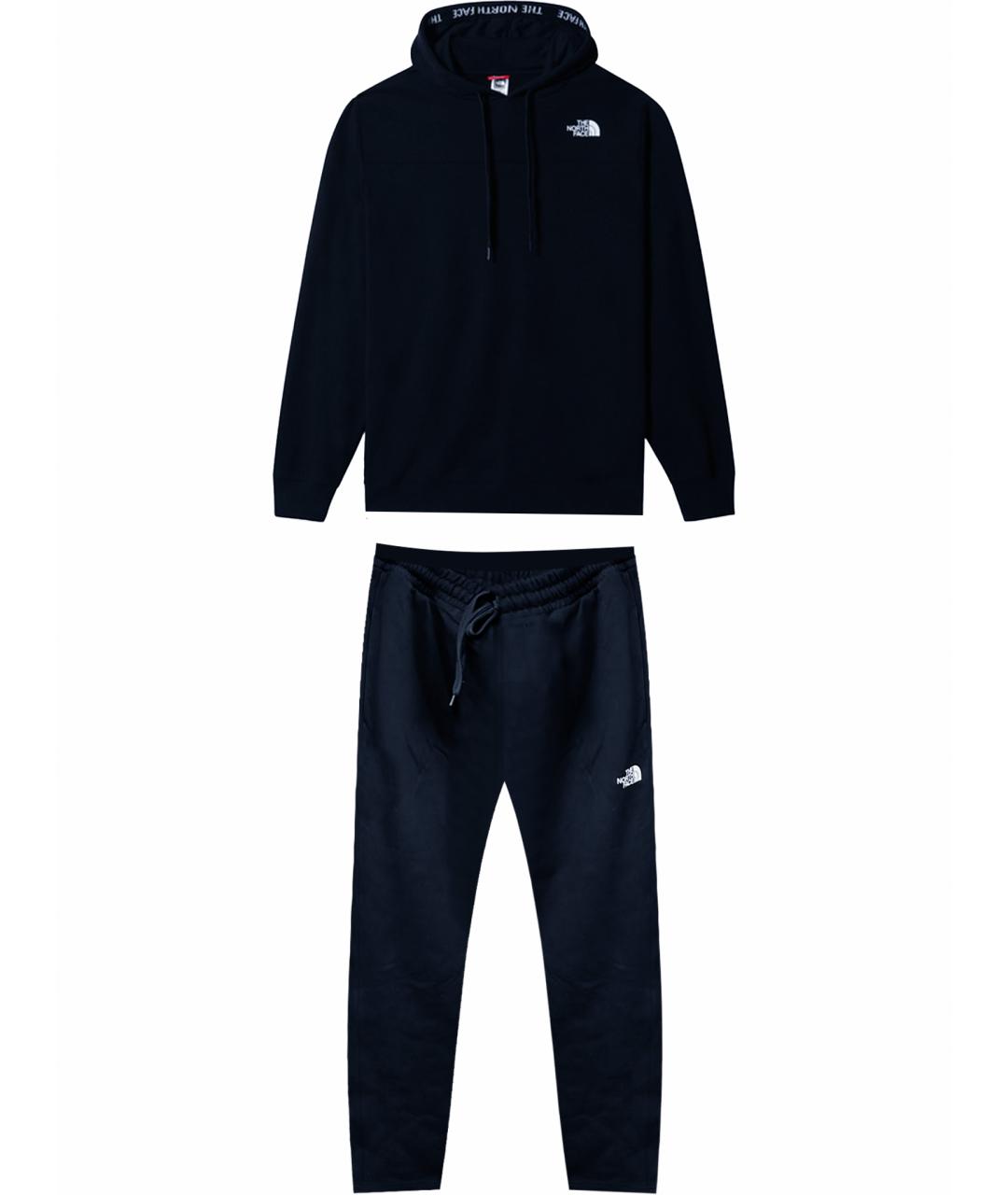 THE NORTH FACE Черный хлопковый спортивный костюм, фото 1