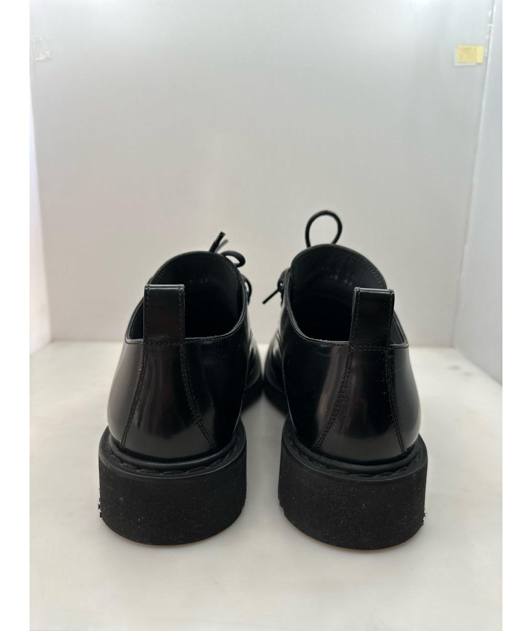 CHRISTIAN DIOR Черные кожаные туфли, фото 4