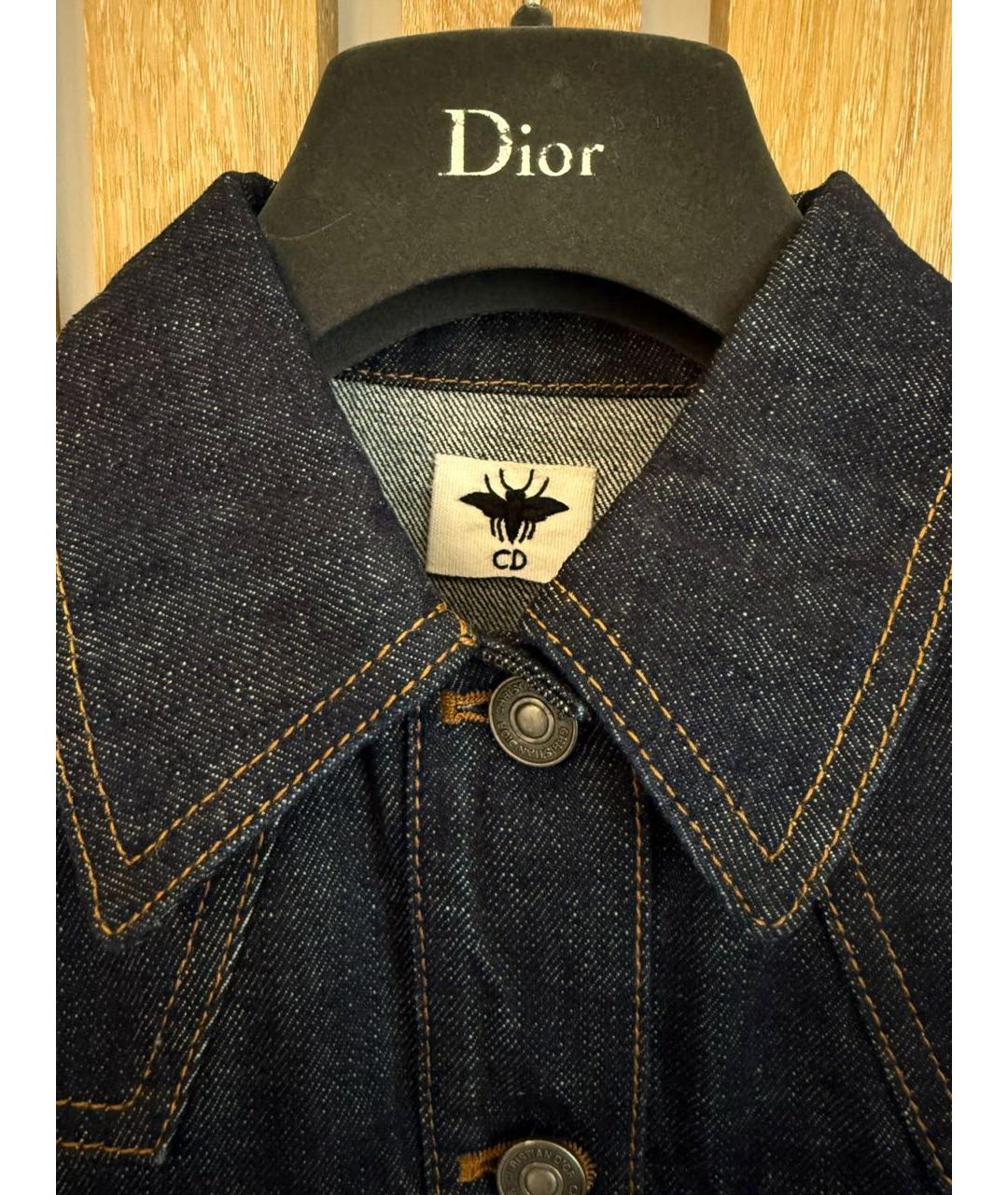 CHRISTIAN DIOR Темно-синяя куртка, фото 3