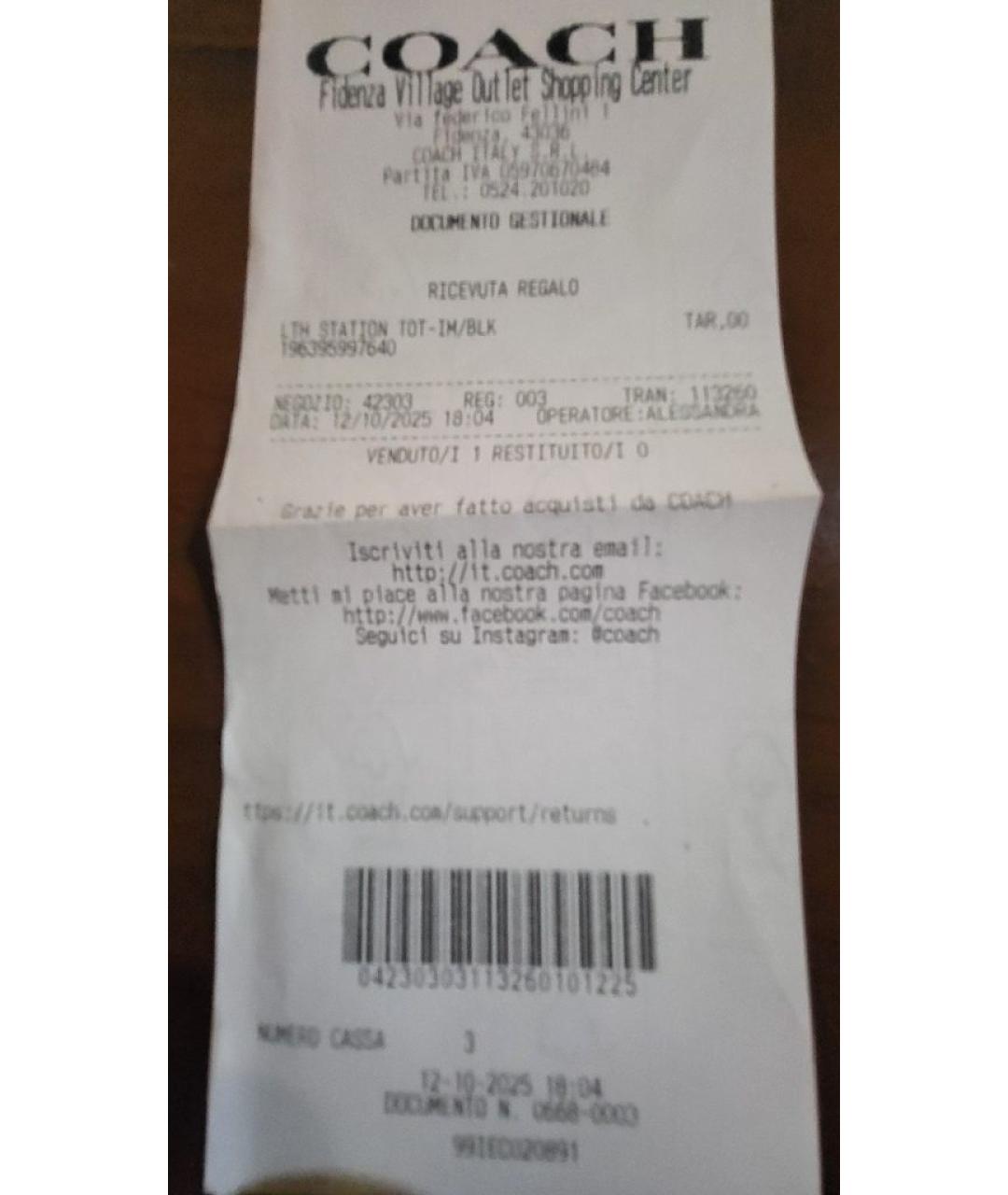 COACH Черная кожаная сумка тоут, фото 6