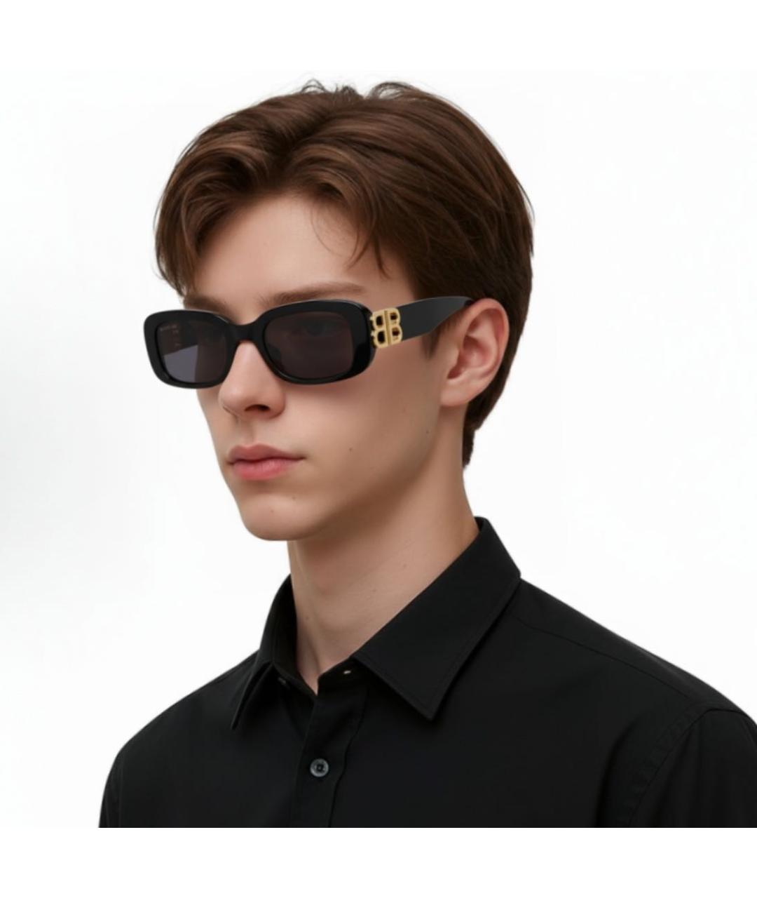 BALENCIAGA Черные солнцезащитные очки, фото 3