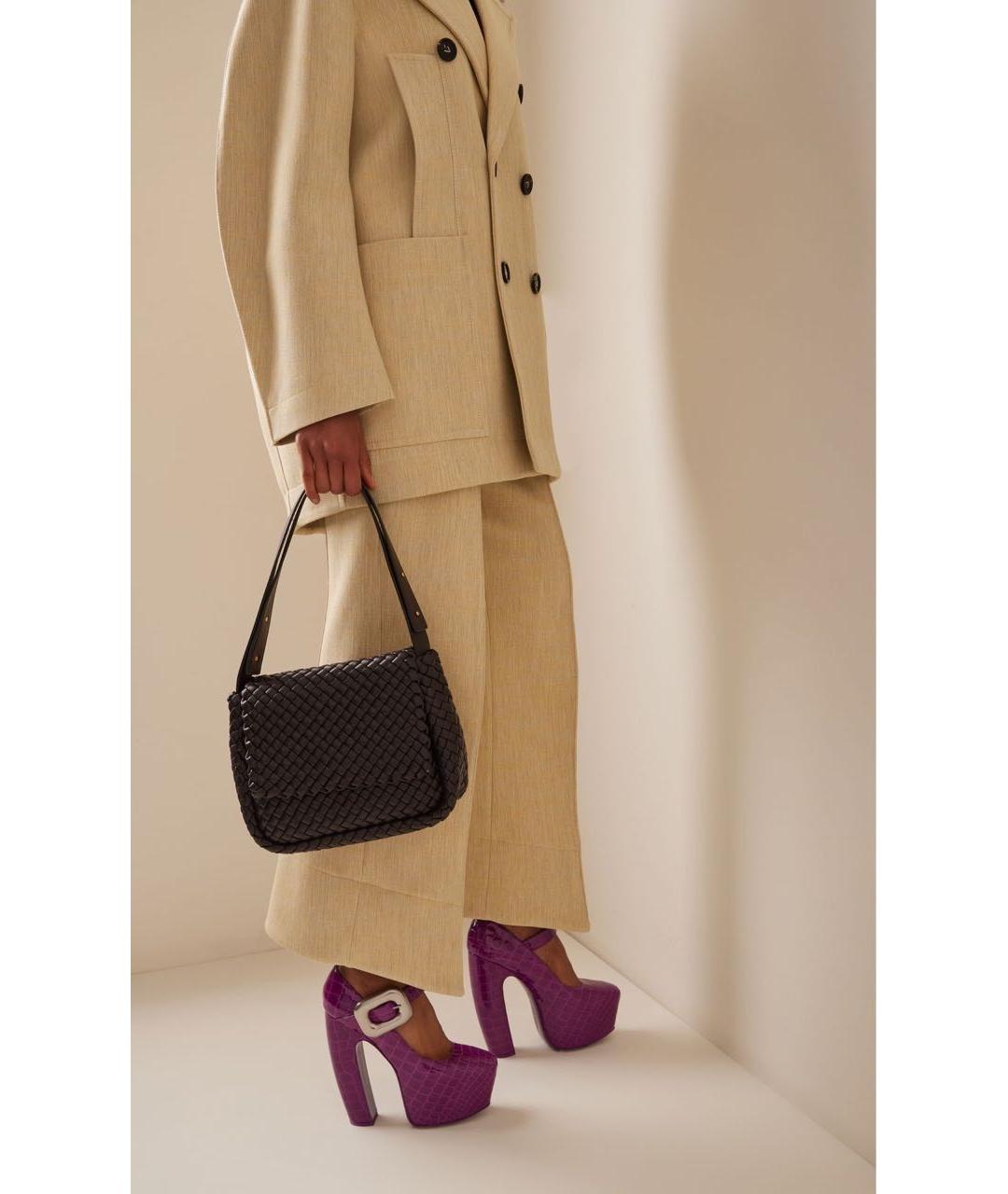 BOTTEGA VENETA Кожаная сумка с короткими ручками, фото 2