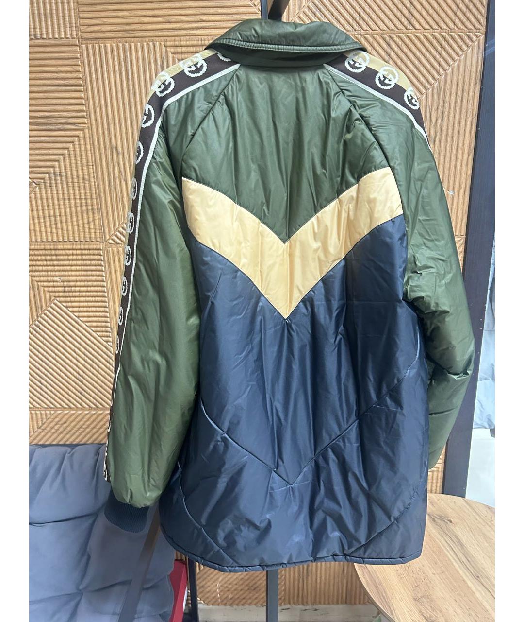 GUCCI Хаки куртка, фото 5