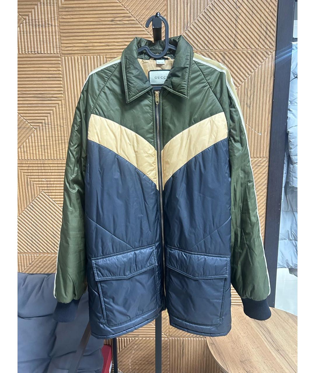 GUCCI Хаки куртка, фото 2