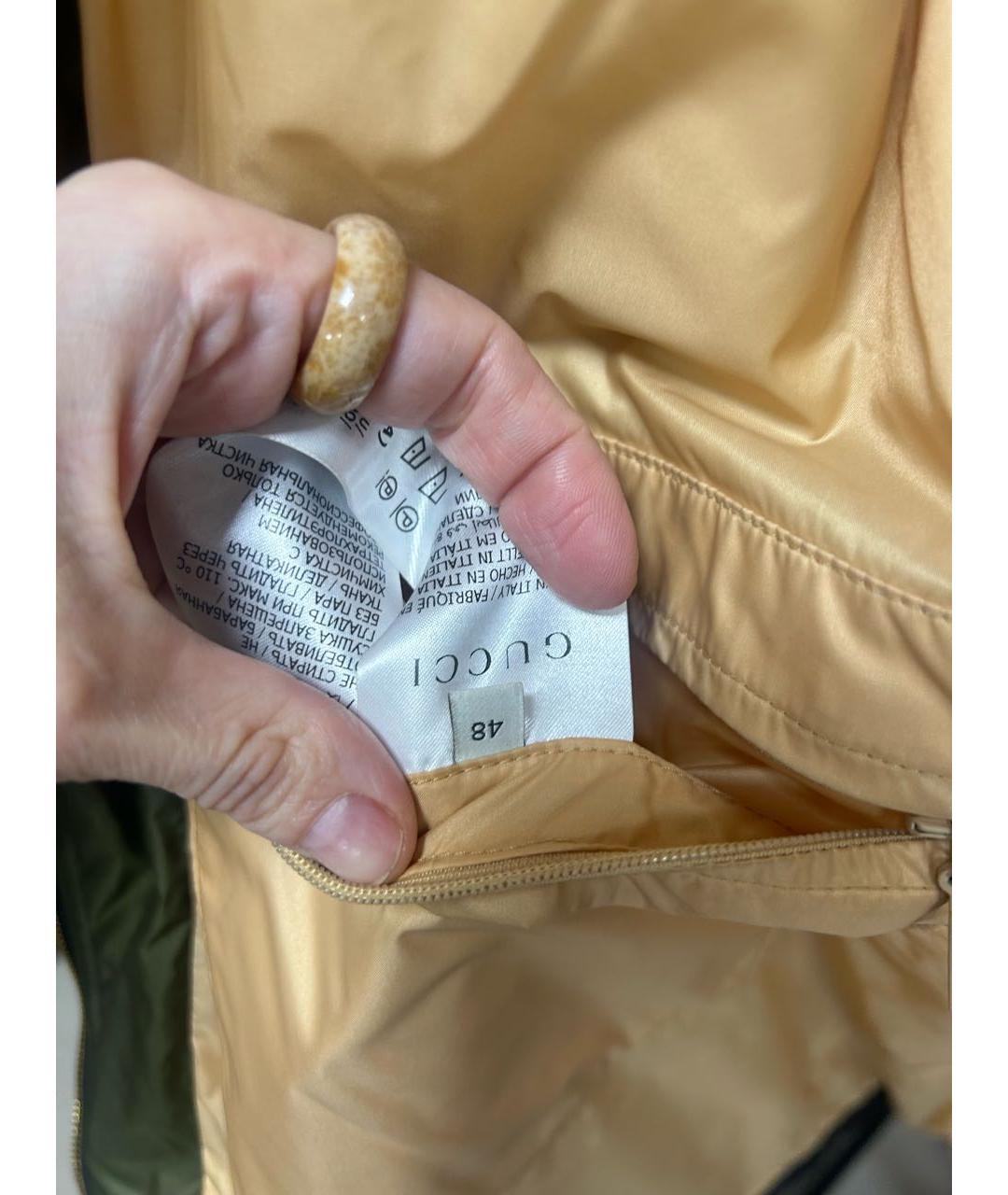 GUCCI Хаки куртка, фото 4