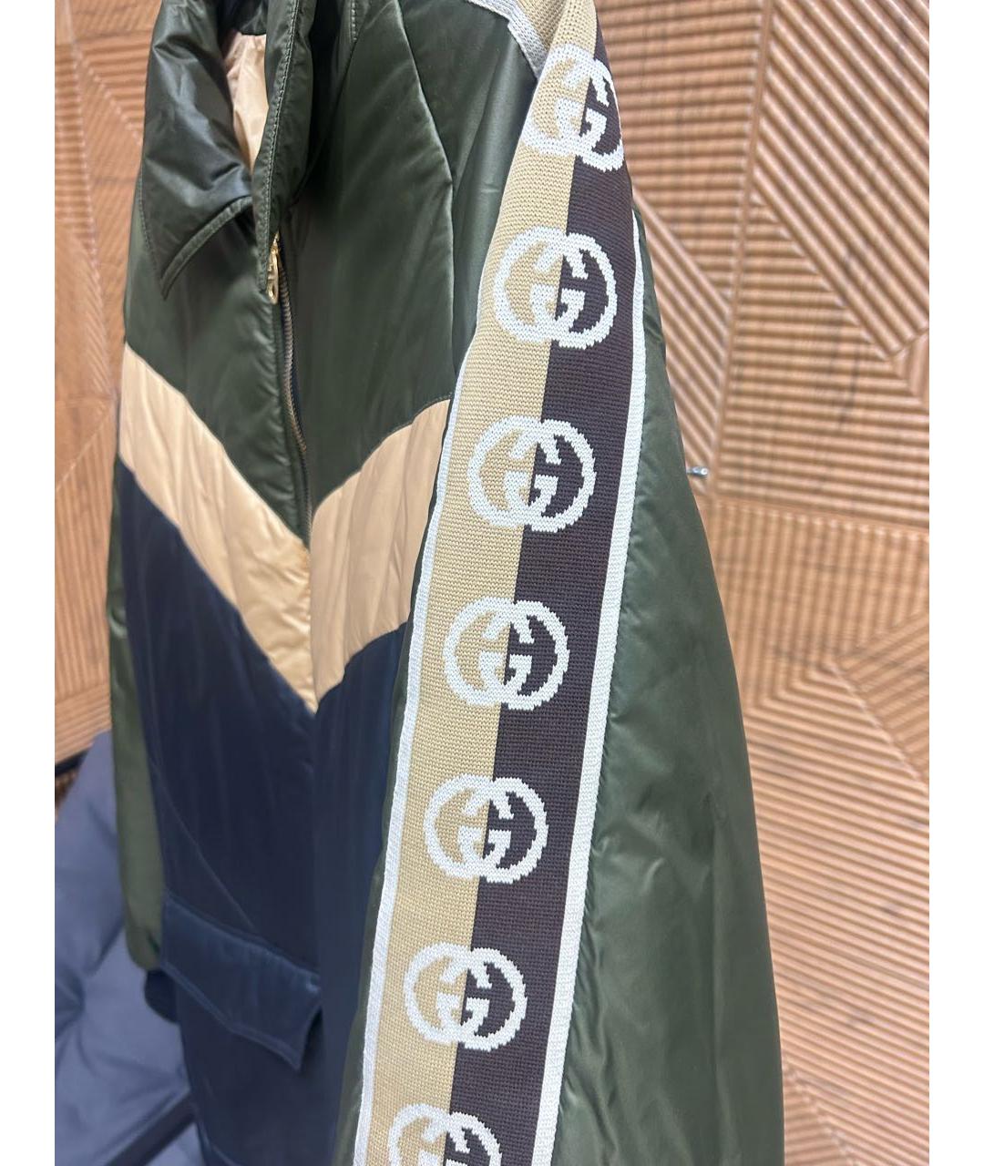 GUCCI Хаки куртка, фото 3